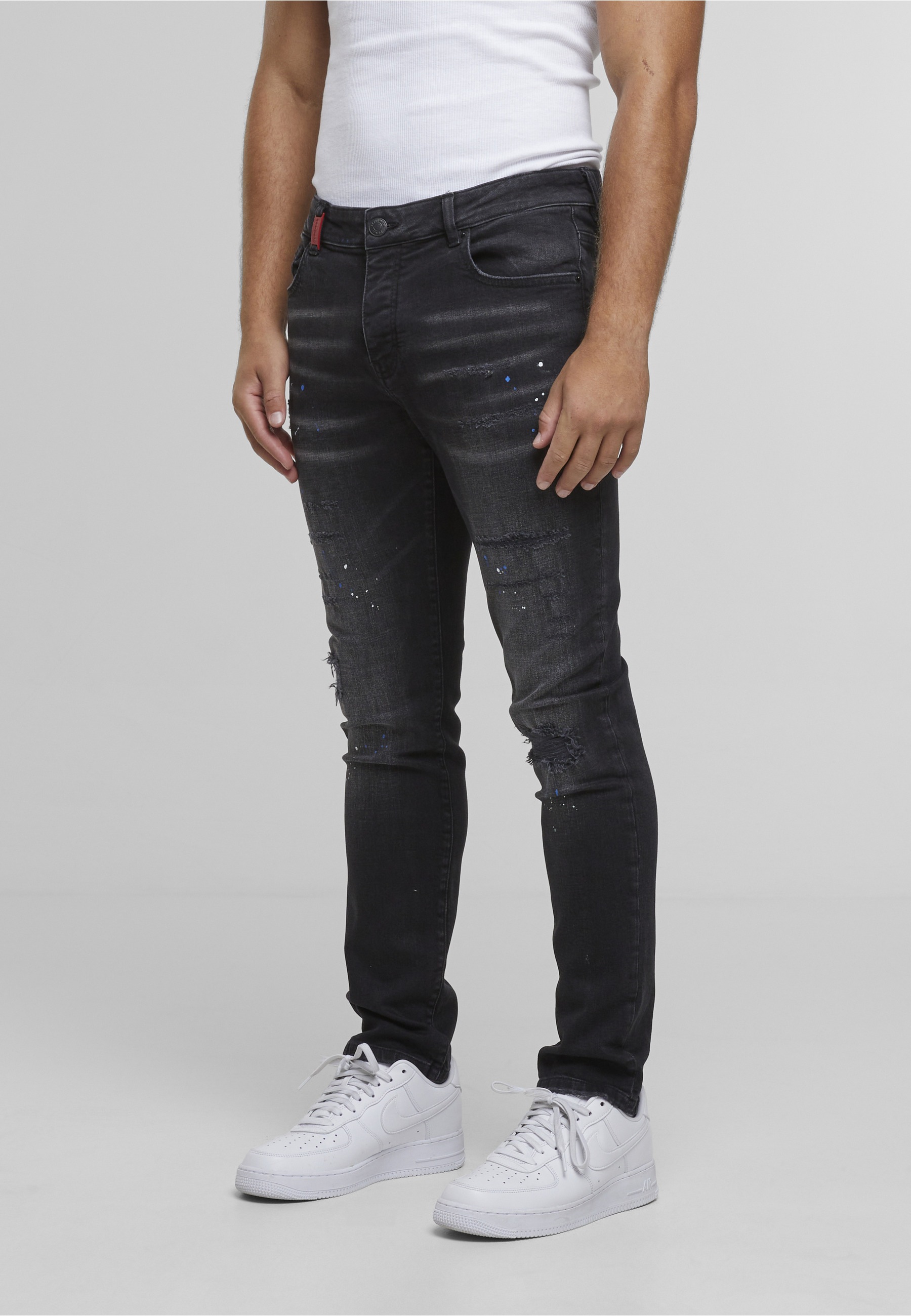 2Y Premium Bequeme Jeans »2Y Premium 2Y LEONARDO RIPPED SLIM FIT JEANS«
