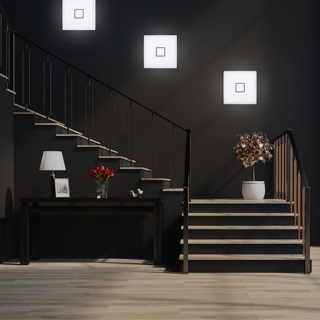 B.K.Licht LED Deckenleuchte, 1 flammig-flammig, LED Deckenlampe ultraflach  Wohnzimmer Panel Flur Slim inkl. 18W 2400lm | BAUR