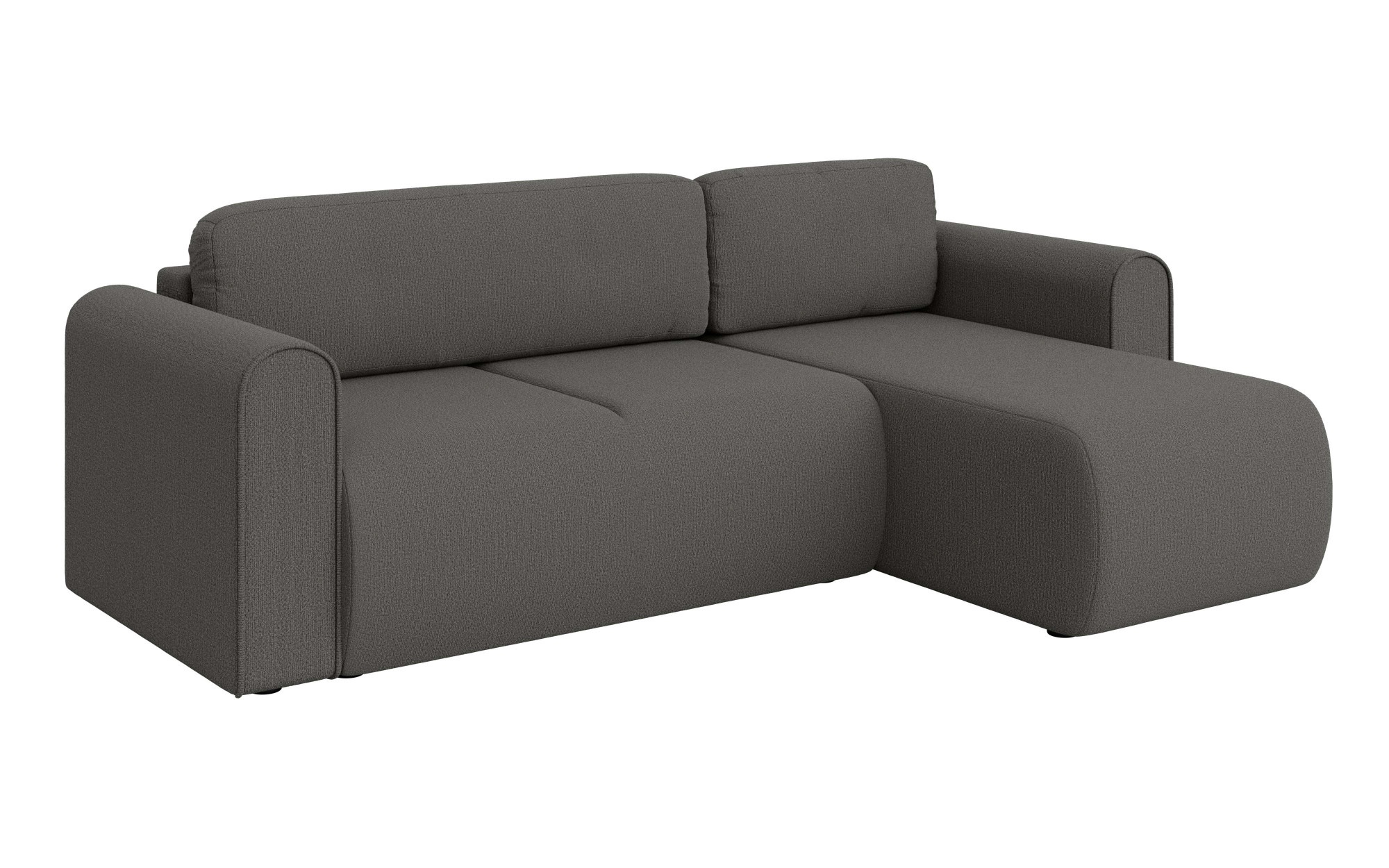 INOSIGN Ecksofa »Zacharia wahlweise Schlafsofa mit Bettkasten, B/T/H 250/166/86 cm«, L-Form mit Wellenunterfederung, Recamiere beidseitig montierbar