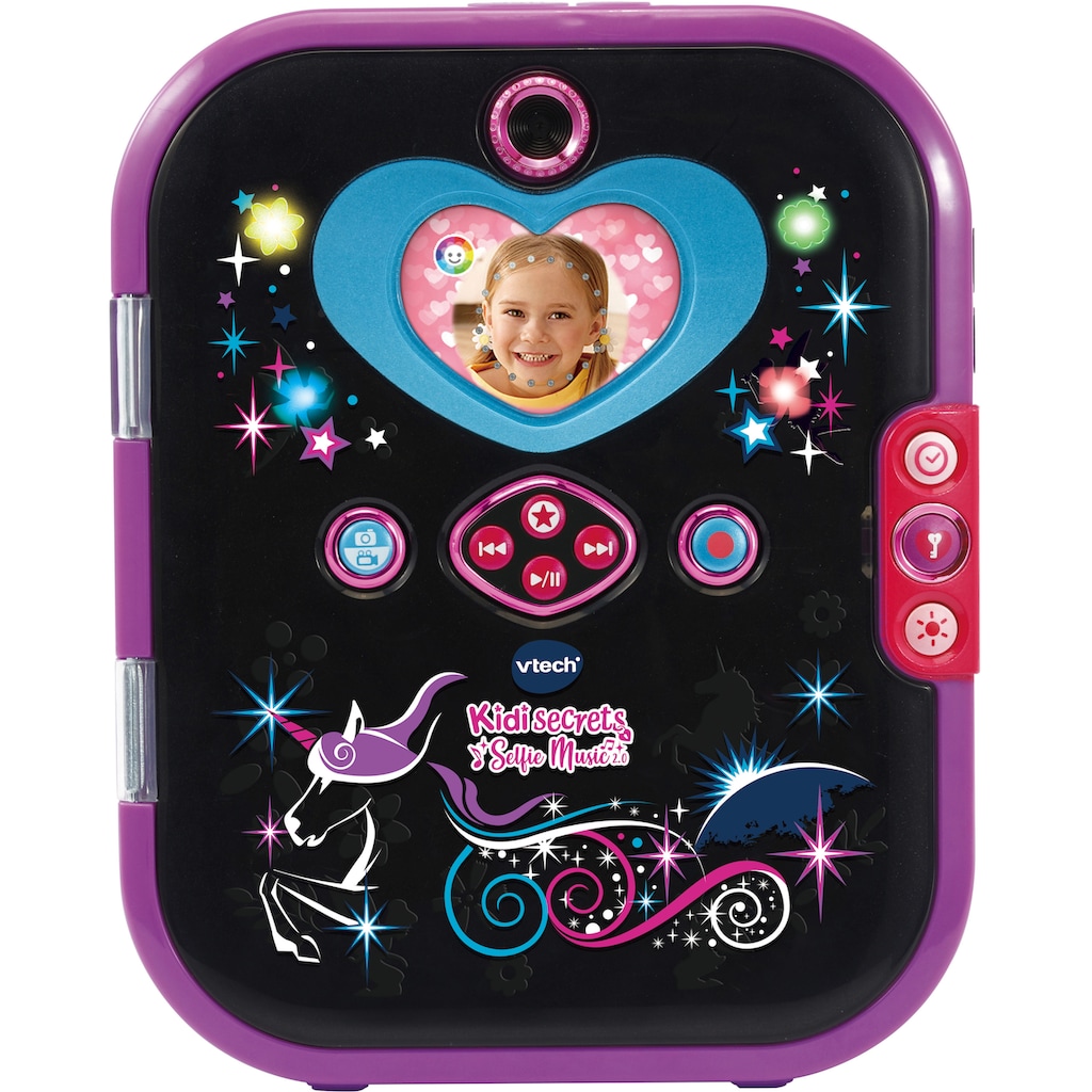 Vtech® Elektronisches Tagebuch »Kiditronics, KidiSecrets Selfie Music 2.0, black«