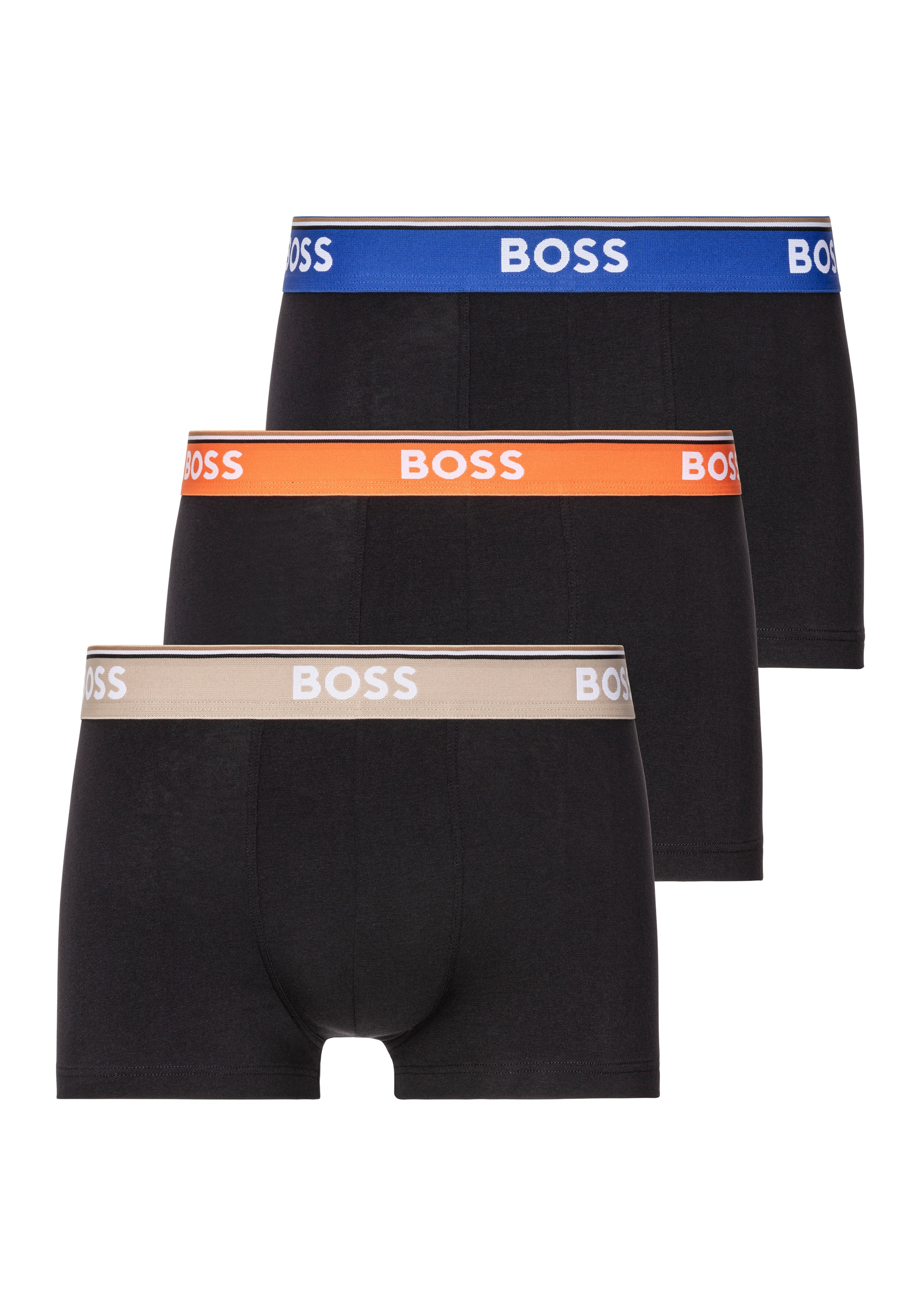BOSS Trunk »3P Power«, (Packung, 3 St.), mit BOSS Schriftzug auf dem Bund