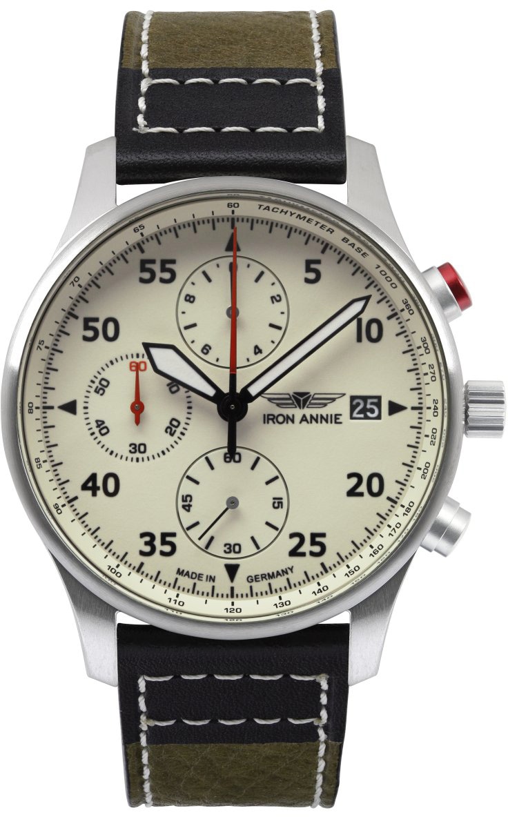 Chronograph »F13 Tempelhof, Navigator, 5670-5«, Armbanduhr, Quarzuhr, Herrenuhr,...