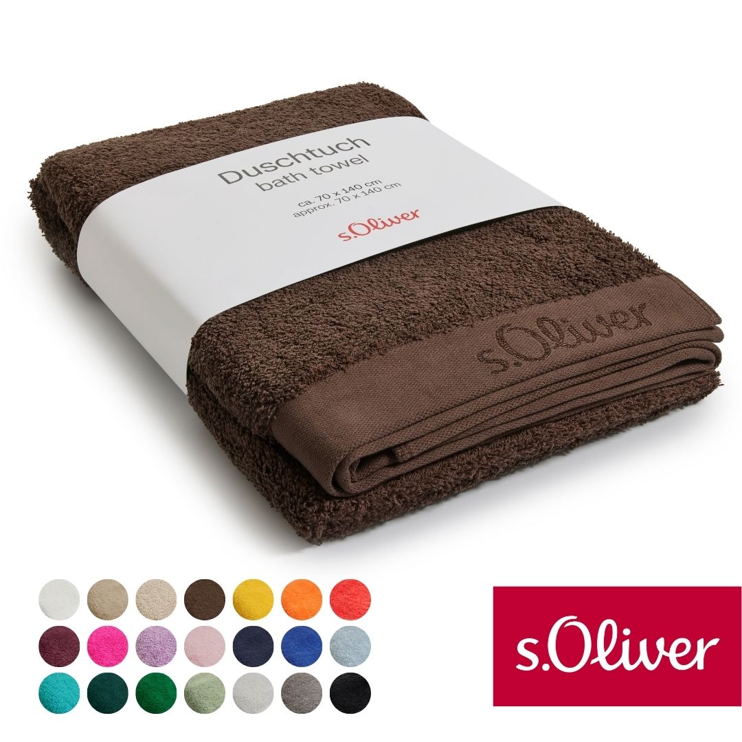 s.Oliver Duschtuch "s.Oliver, Premium Qualität, 600 gr/m², auch als Sets erhältlich" große Farbauswahl, auch als Handtuch, Waschhandschuh, Gästetuch
