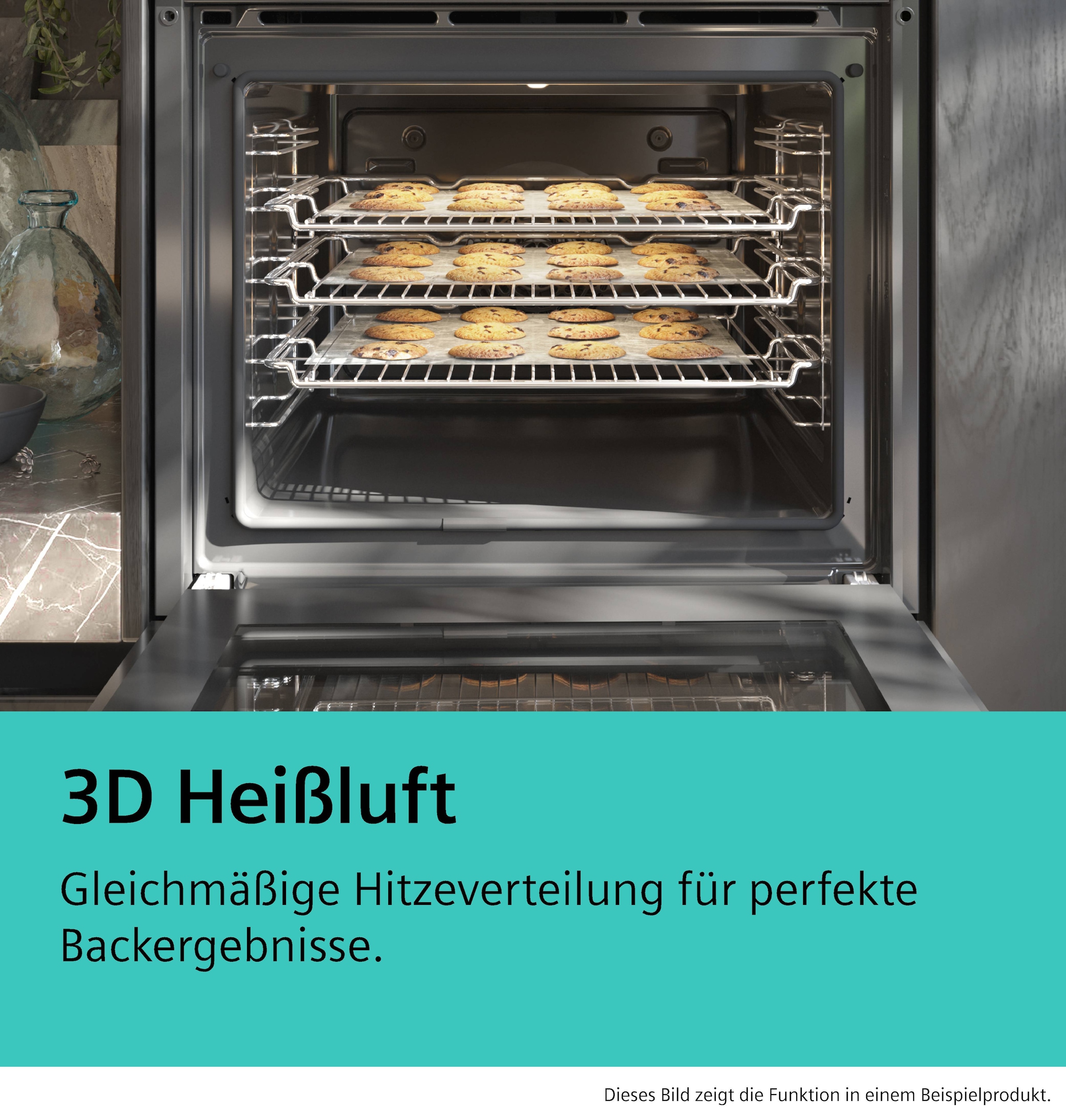 SIEMENS Pyrolyse Backofen iQ300 »HB571ABS3« mit Teleskopauszug nachrüstbar Automatische Selbstreinigung & einfache Steuerung dank LED-Bedienung
