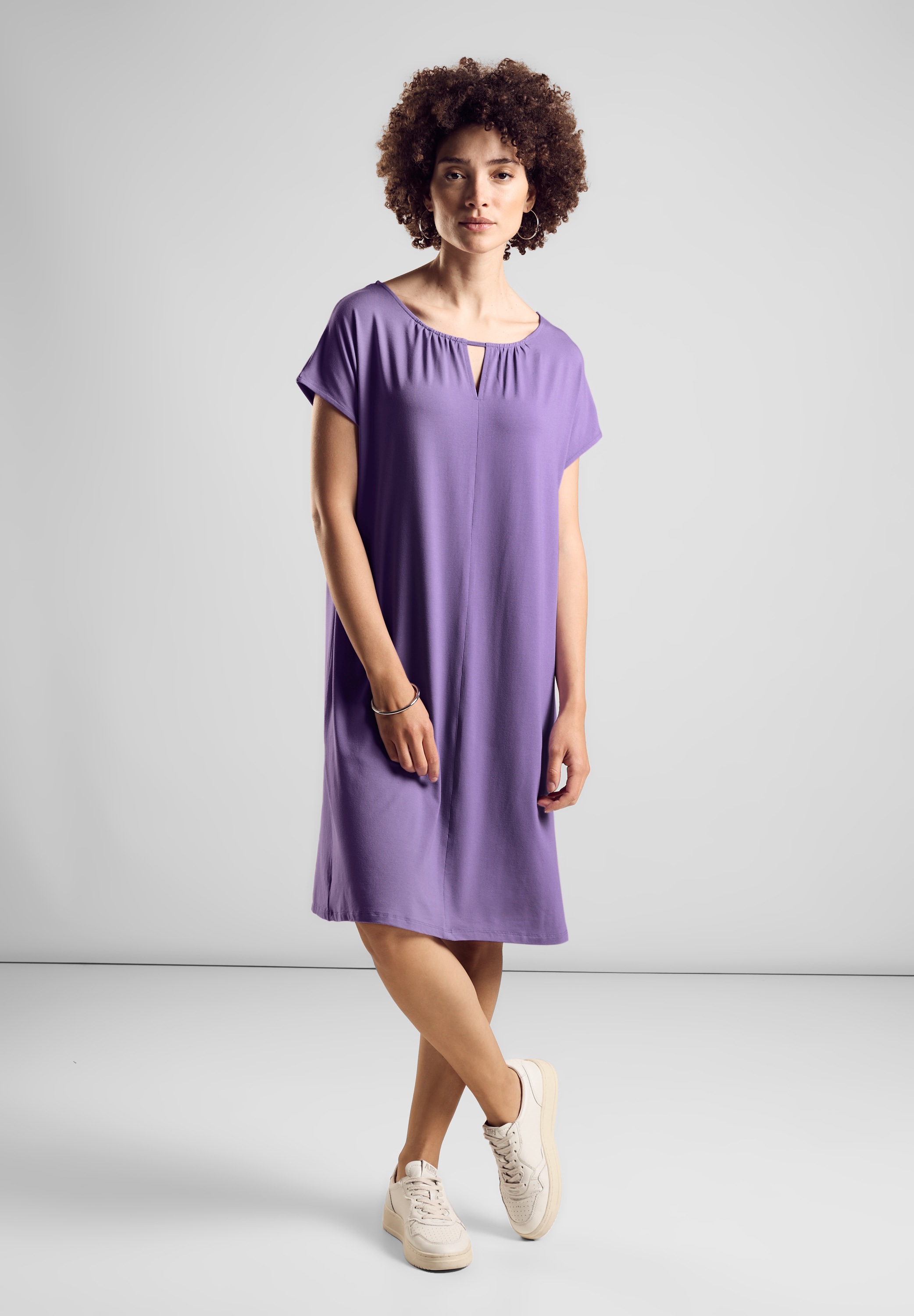 STREET ONE Jerseykleid Ohne Taschen aus Viskose günstig online kaufen