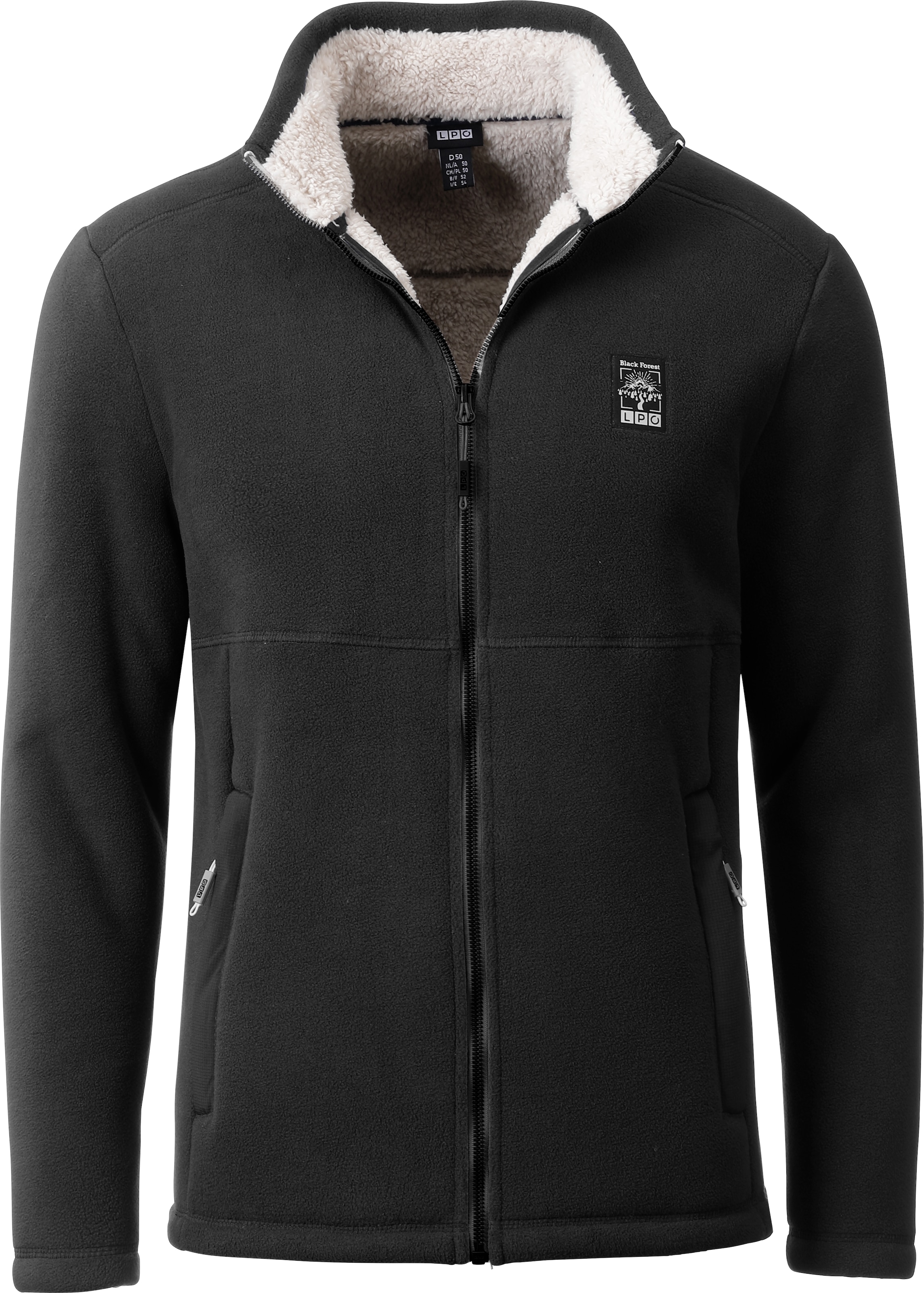 LPO Fleecejacke "Fleecejacke Reece" mit Langhaarfleece