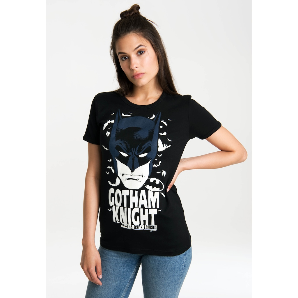 LOGOSHIRT T-Shirt »Batman - Gotham Knight«, mit lizenziertem Originaldesign