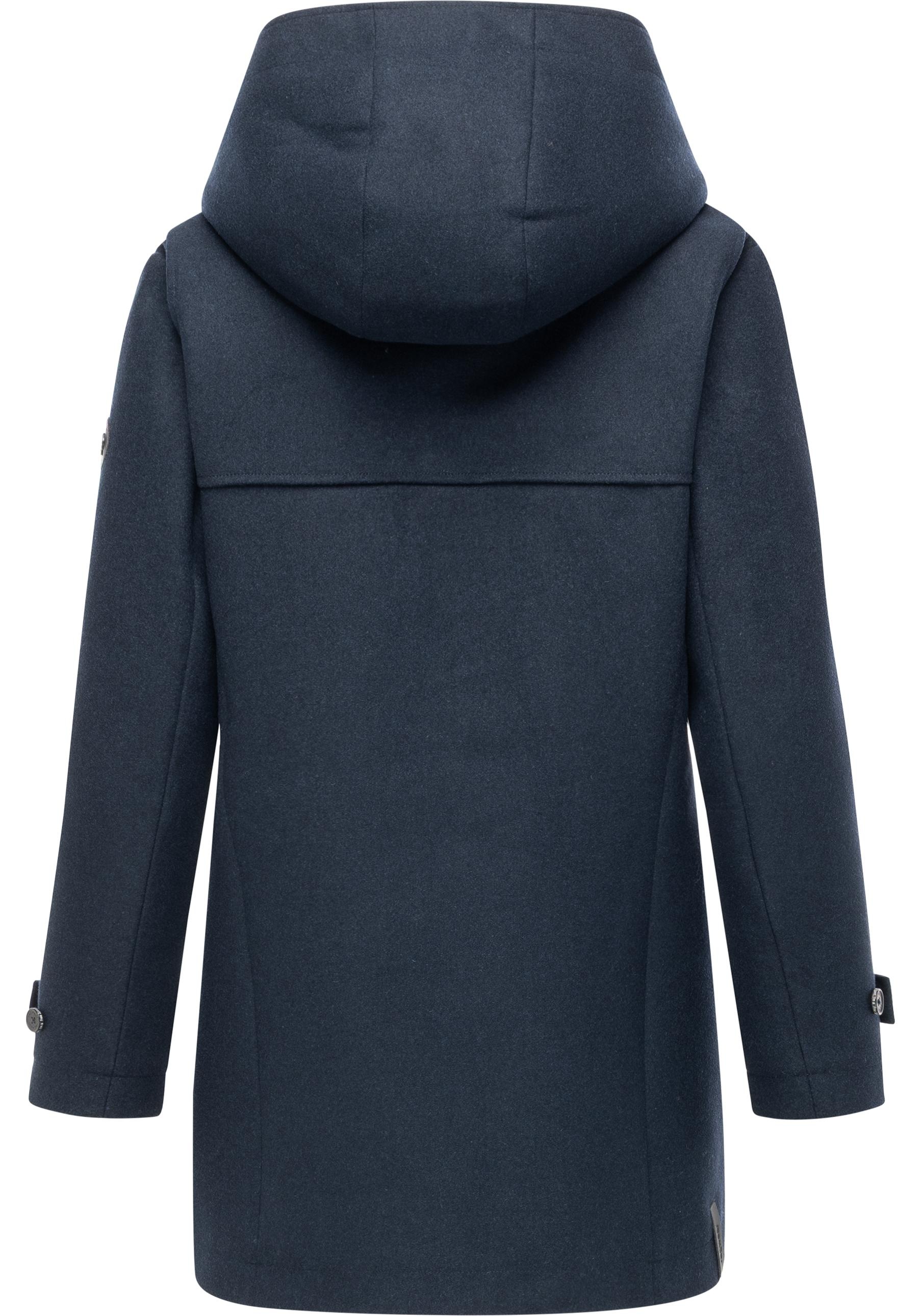 Ragwear Wintermantel »Duffina YOUMODO«, warmer Mantel mit Knopfleiste