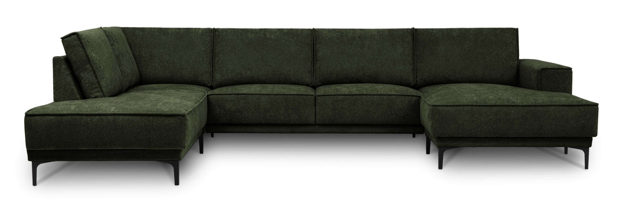 Places of Style Wohnlandschaft "XXL Sofa Oland, Struktur, Flachgewebe, Luxu günstig online kaufen
