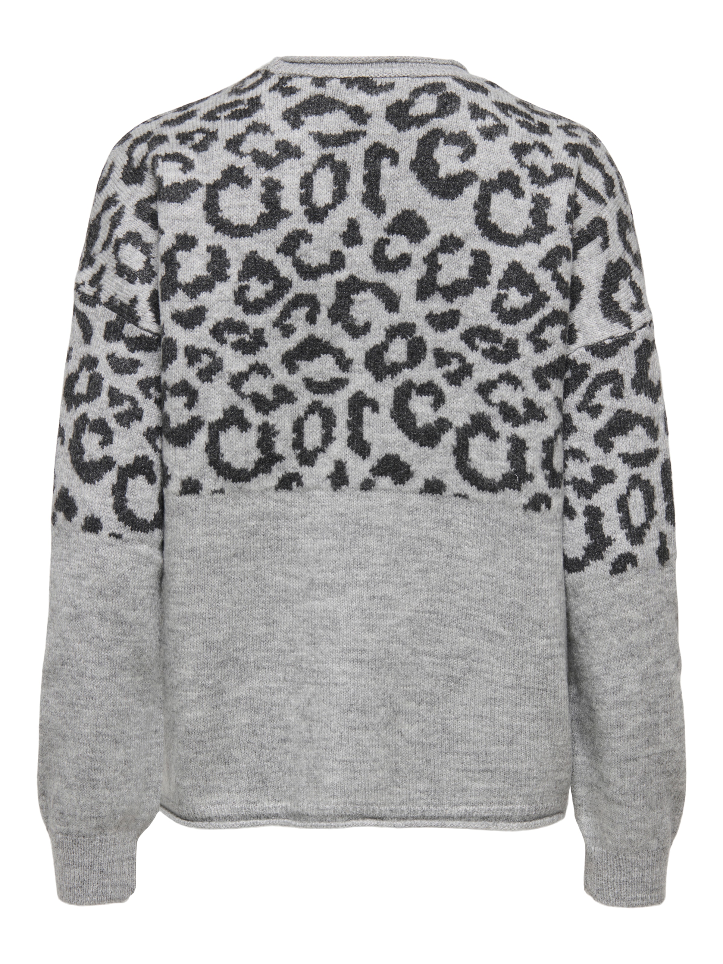 ONLY Rundhalspullover »ONLJADE ANIMAL LS O-NECK NOOS KNT«