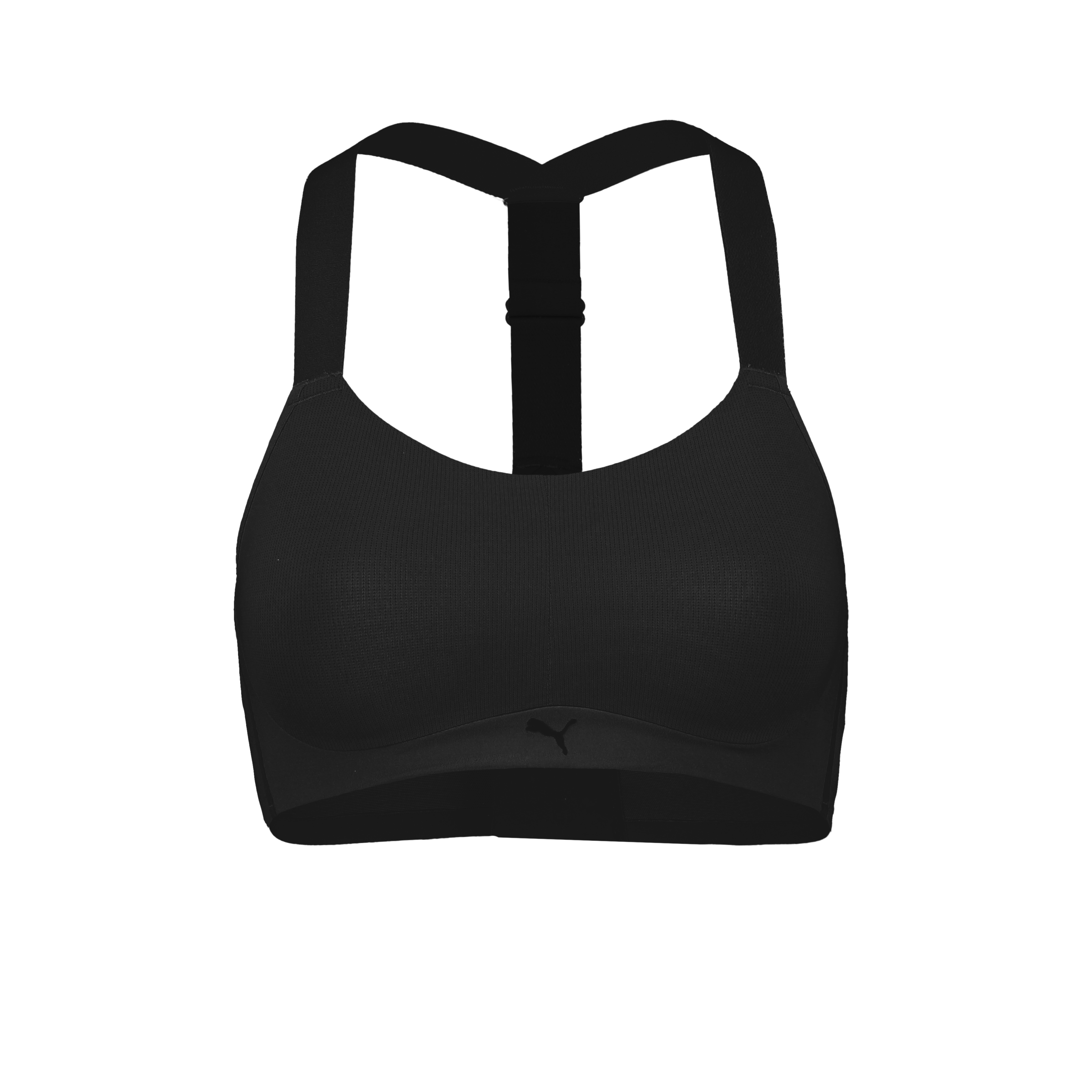 PUMA Bügelloser BH »PUMA WOMEN HIGH SUPPORT ACTIVE BRA 1P«, Mit breiten Trägern, Doppelcupgrößen