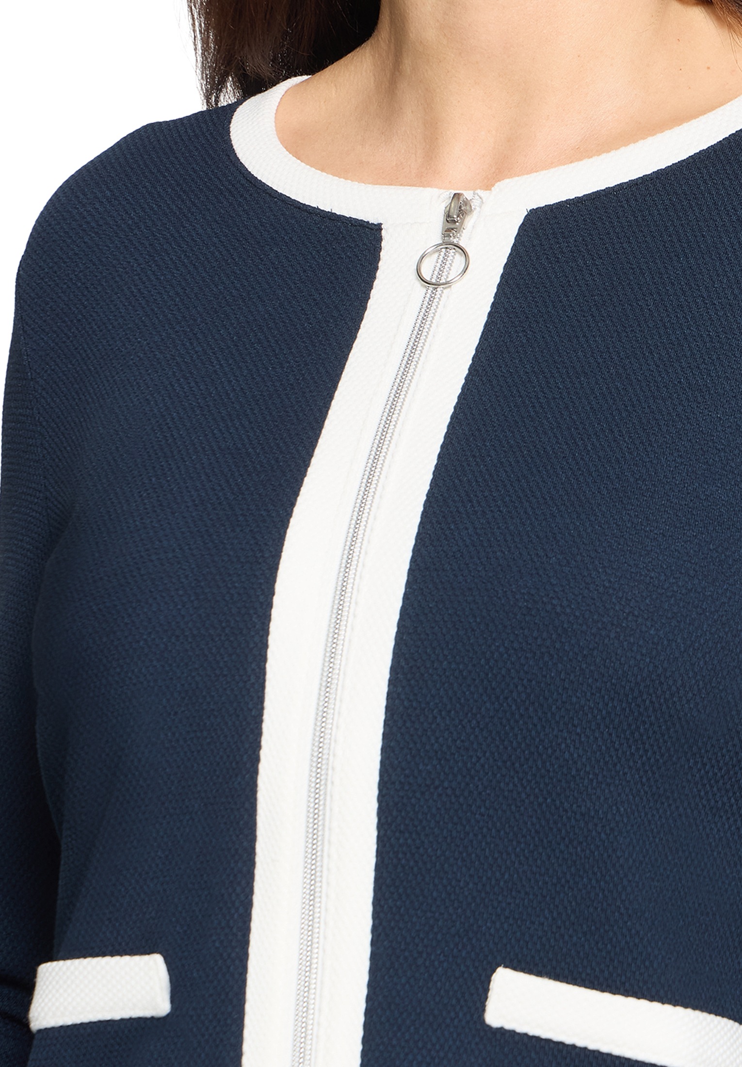 Betty Barclay Sweatjacke »Damen mit Struktur« Materialmix