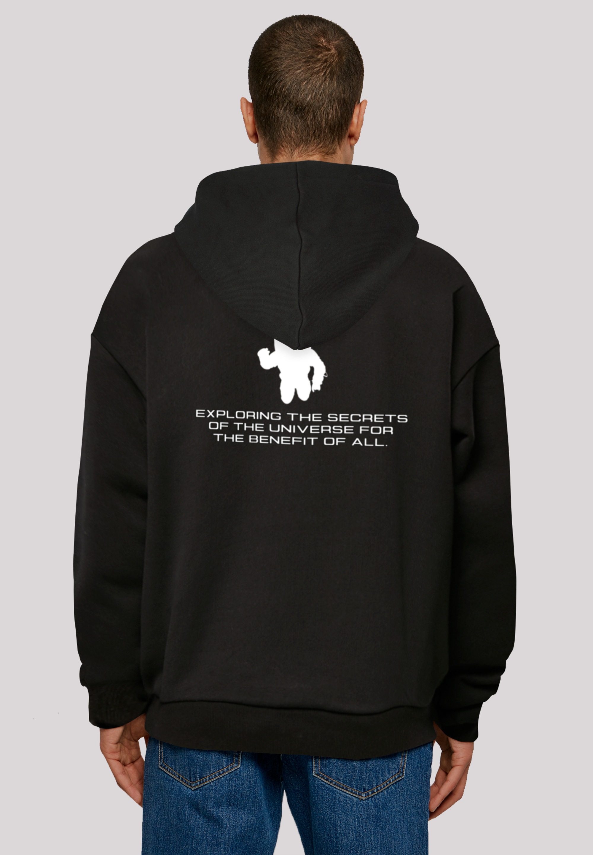 F4NT4STIC Kapuzenpullover »NASA worm«, Print