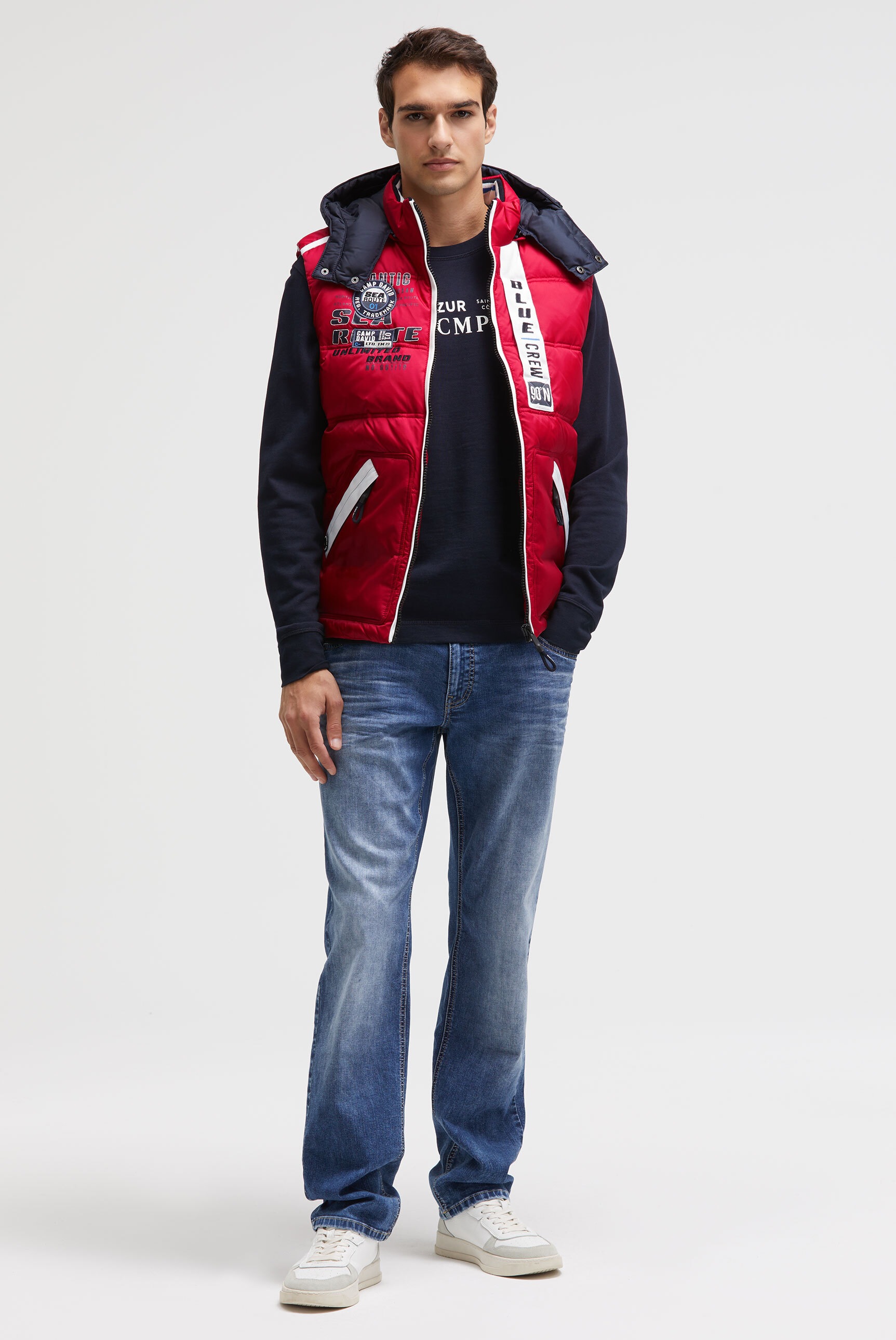 Thumbnail - CAMP DAVID Steppweste mit Brusttasche