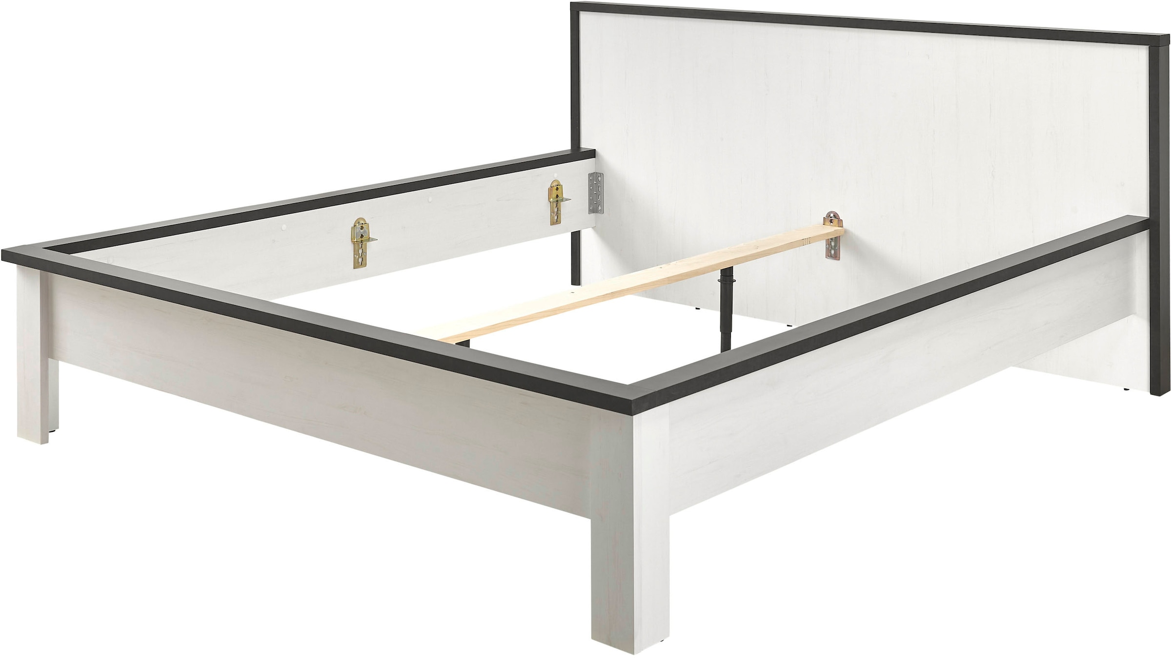 Home affaire Bettanlage »SHERWOOD« 5 Stk. tlg. Liegefläche 180/200cm, 2 Nachttische und 2 Wandpaneele