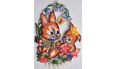 Fensterbild »Fensterbild Osterhasen«