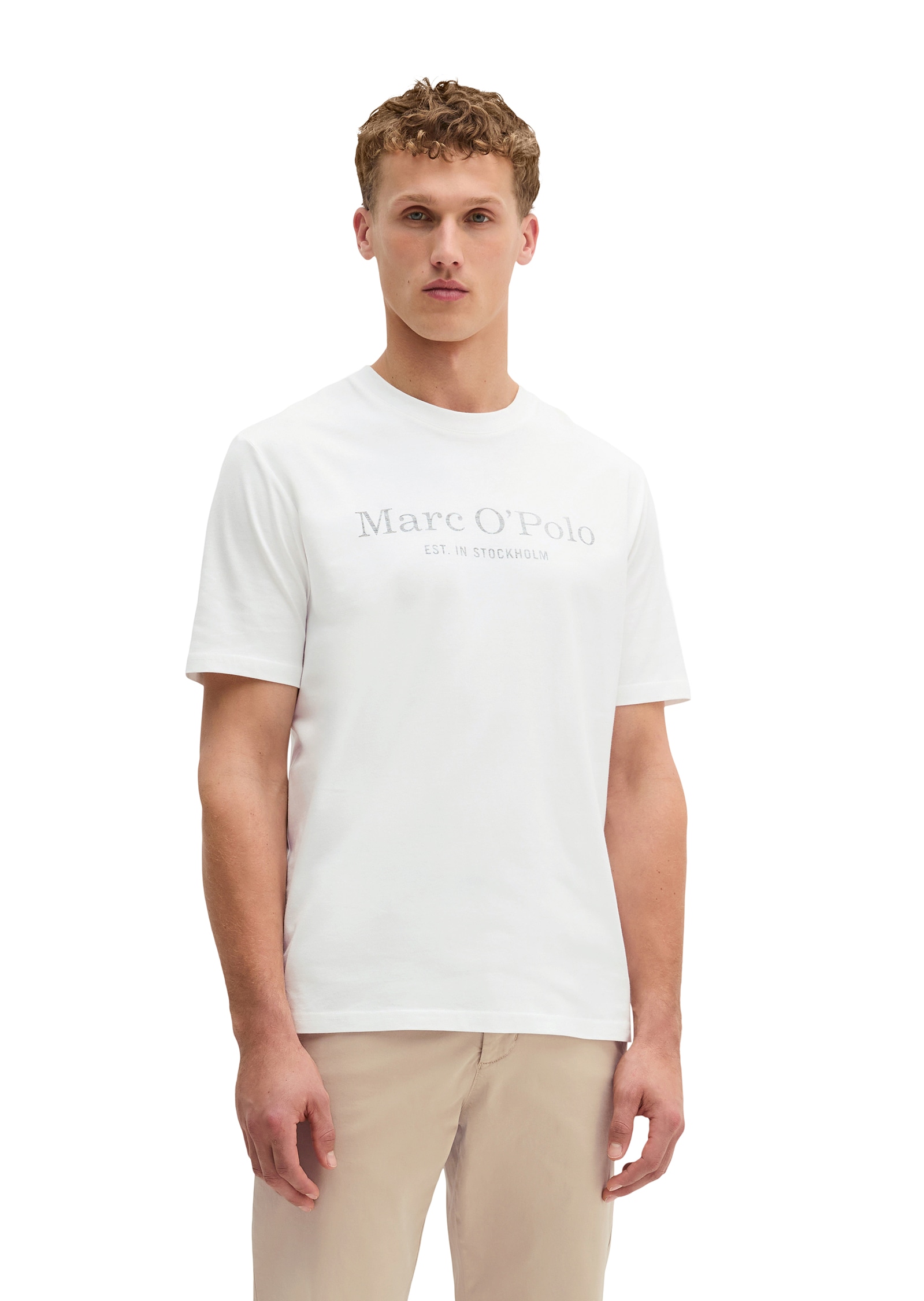 Marc OPolo T-Shirt klassisches Logo-T-Shirt günstig online kaufen