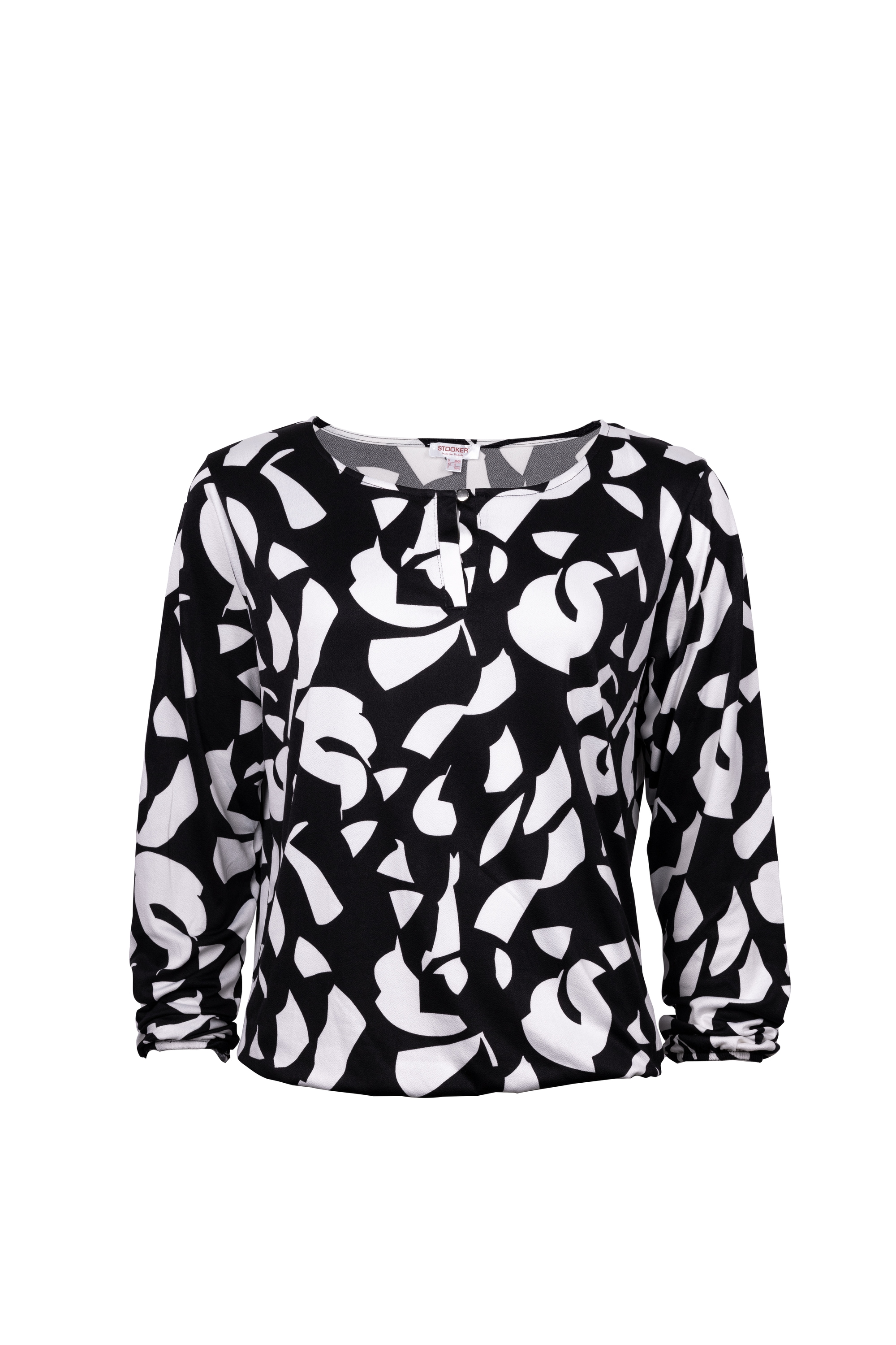 STOOKER WOMEN Langarmshirt "CALLA Print Langarmshirt", Regular Fit Blusen-S günstig online kaufen