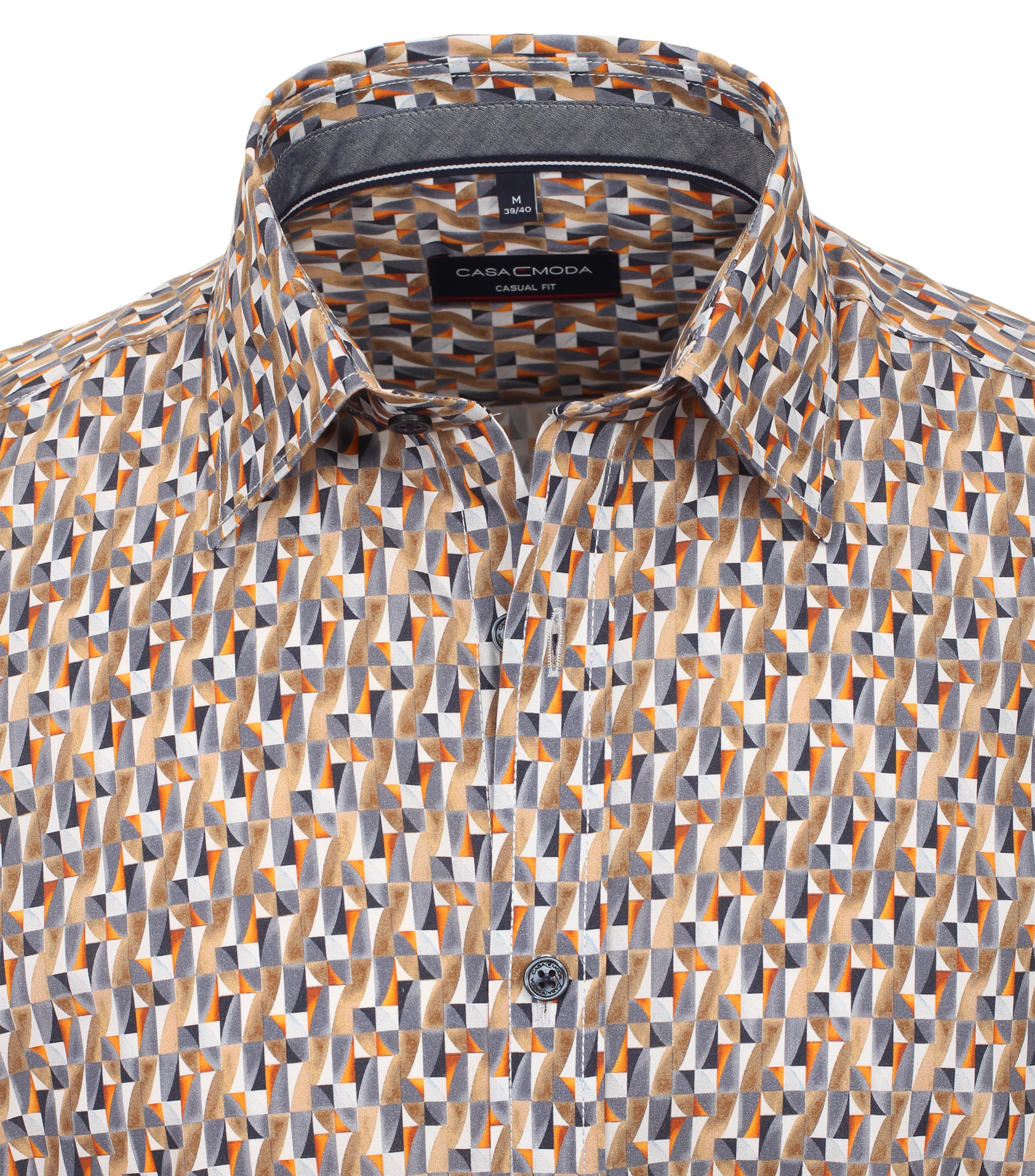 Thumbnail - CASAMODA Kurzarmhemd "CASAMODA Freizeithemd Kurzarm Print"
