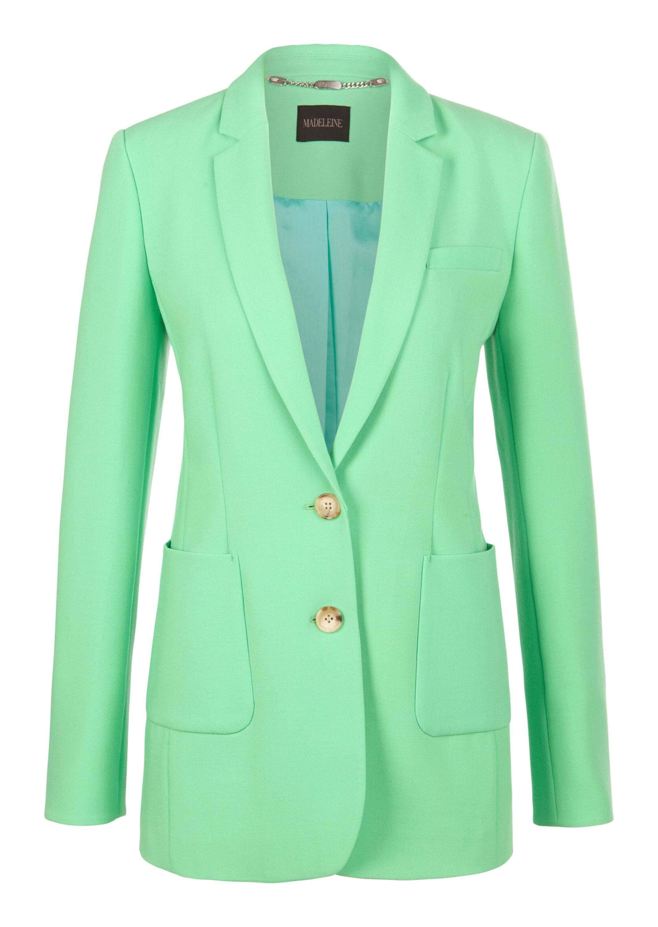 MADELEINE Jackenblazer "Blazer Langer Jersyblazer mit Revers"