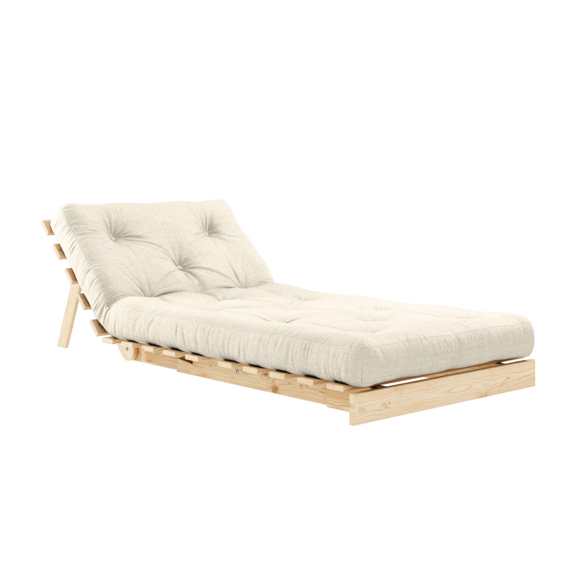 Karup Design Daybett »Roots Sofa Bed, Schlafsofa, Bettfunktion, FSC®-Massivholz, B: 90 cm« Inkl. Futonmatratze. Made in Europe, minimalistisches Design