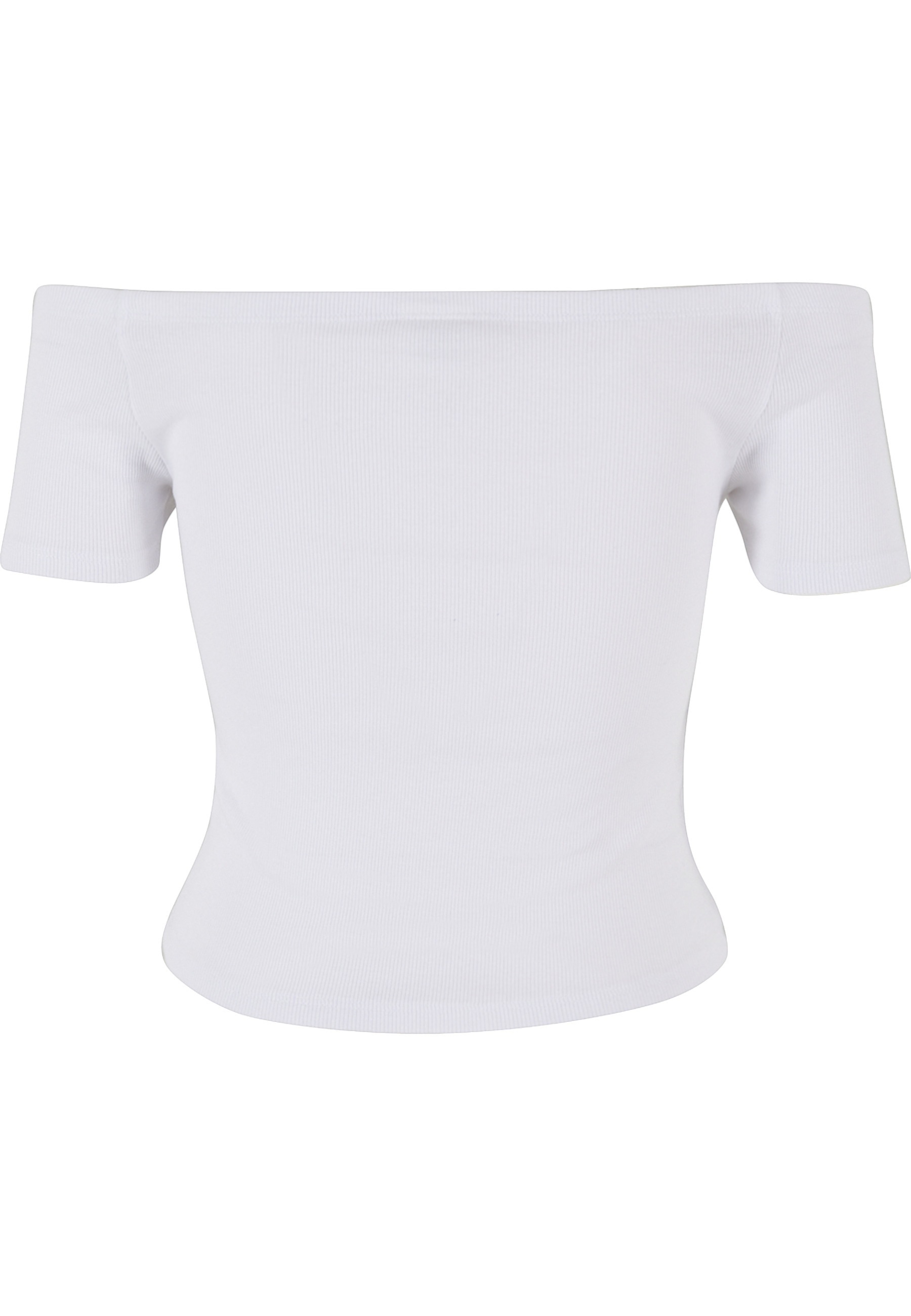 URBAN CLASSICS T-Shirt "Urban Classics Damen Ladies Organic Off Shoulder Ri günstig online kaufen