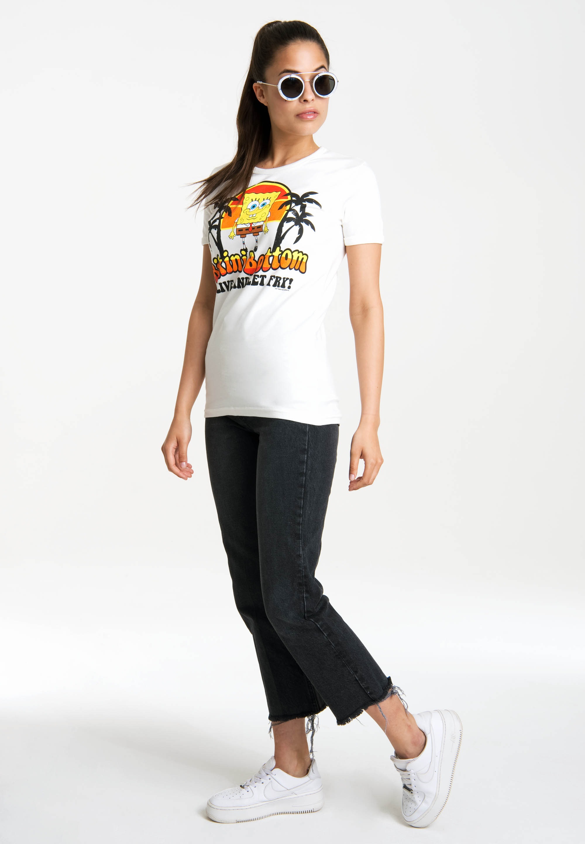 LOGOSHIRT T-Shirt »Spongebob – BAUR mit Bikini kaufen lizenzierten | Bottom«, Originaldesign