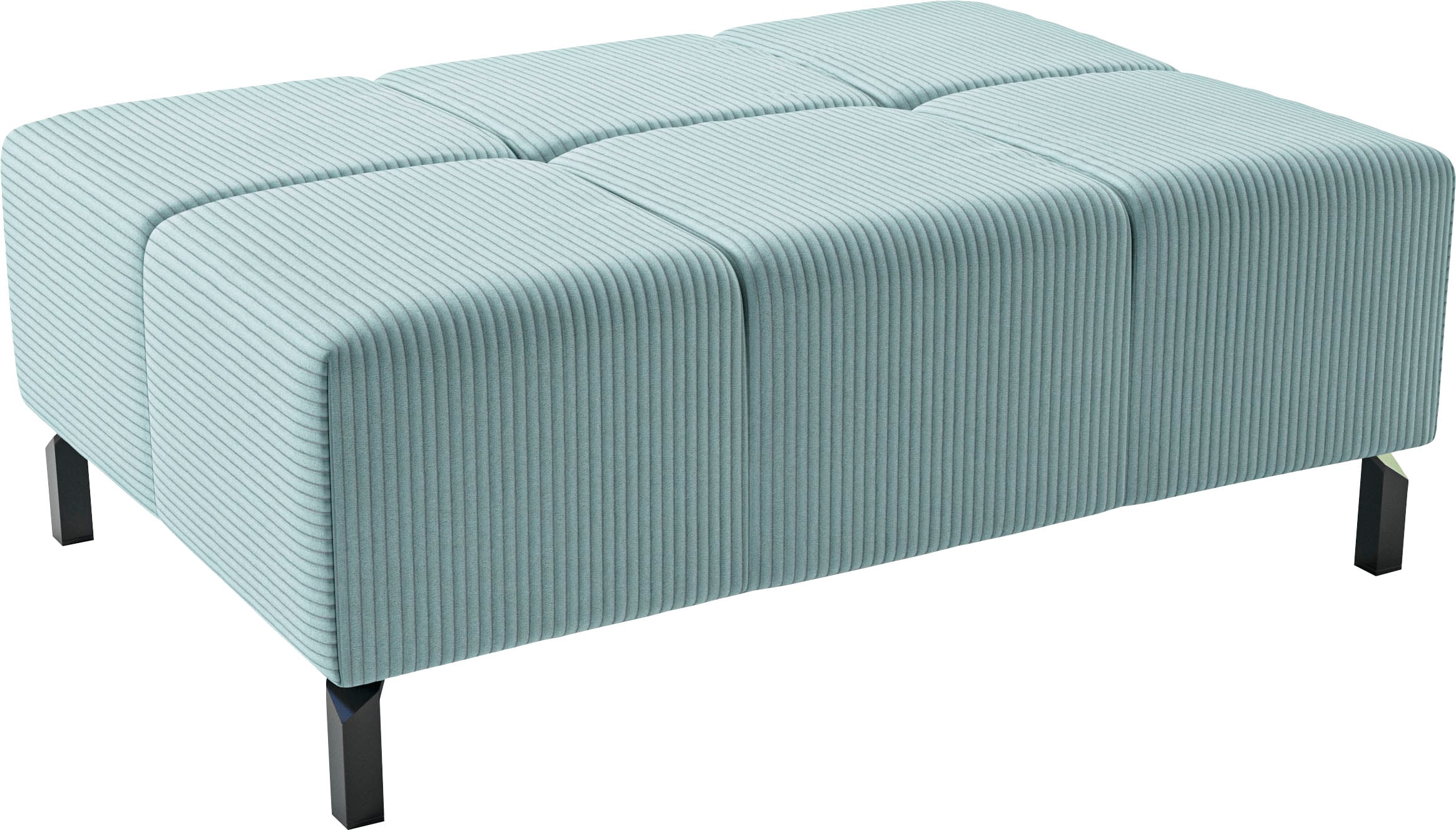 Home affaire Hockerbank "Ancona New" passend zum Ecksofa, auch in Easy care-Bezug + Cord