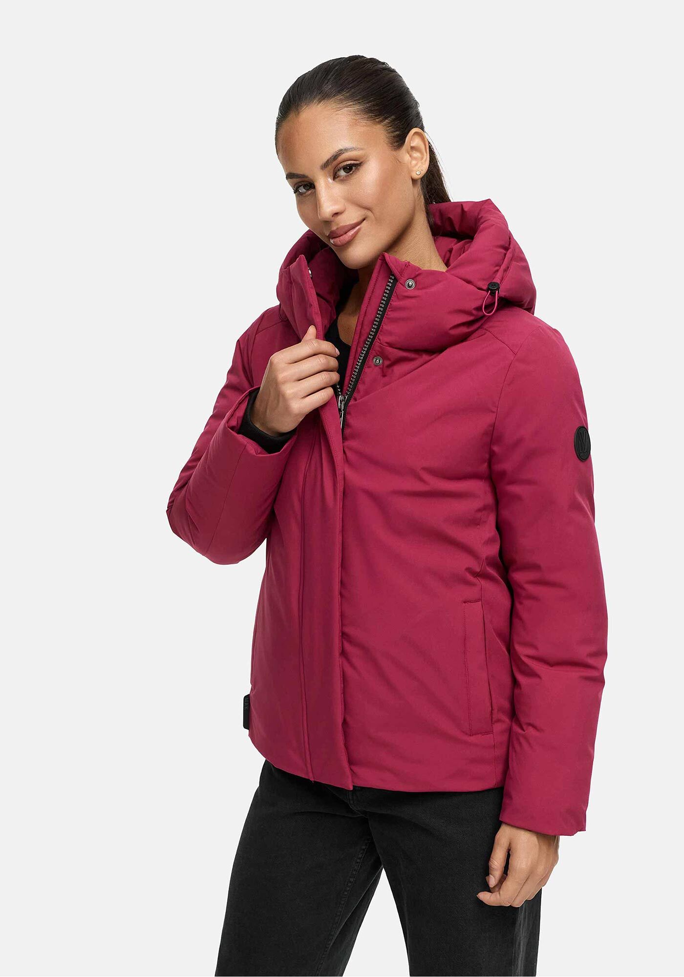 Marikoo Winterjacke "Yeminaa" warm für den Winter - hinten länger geschnitten