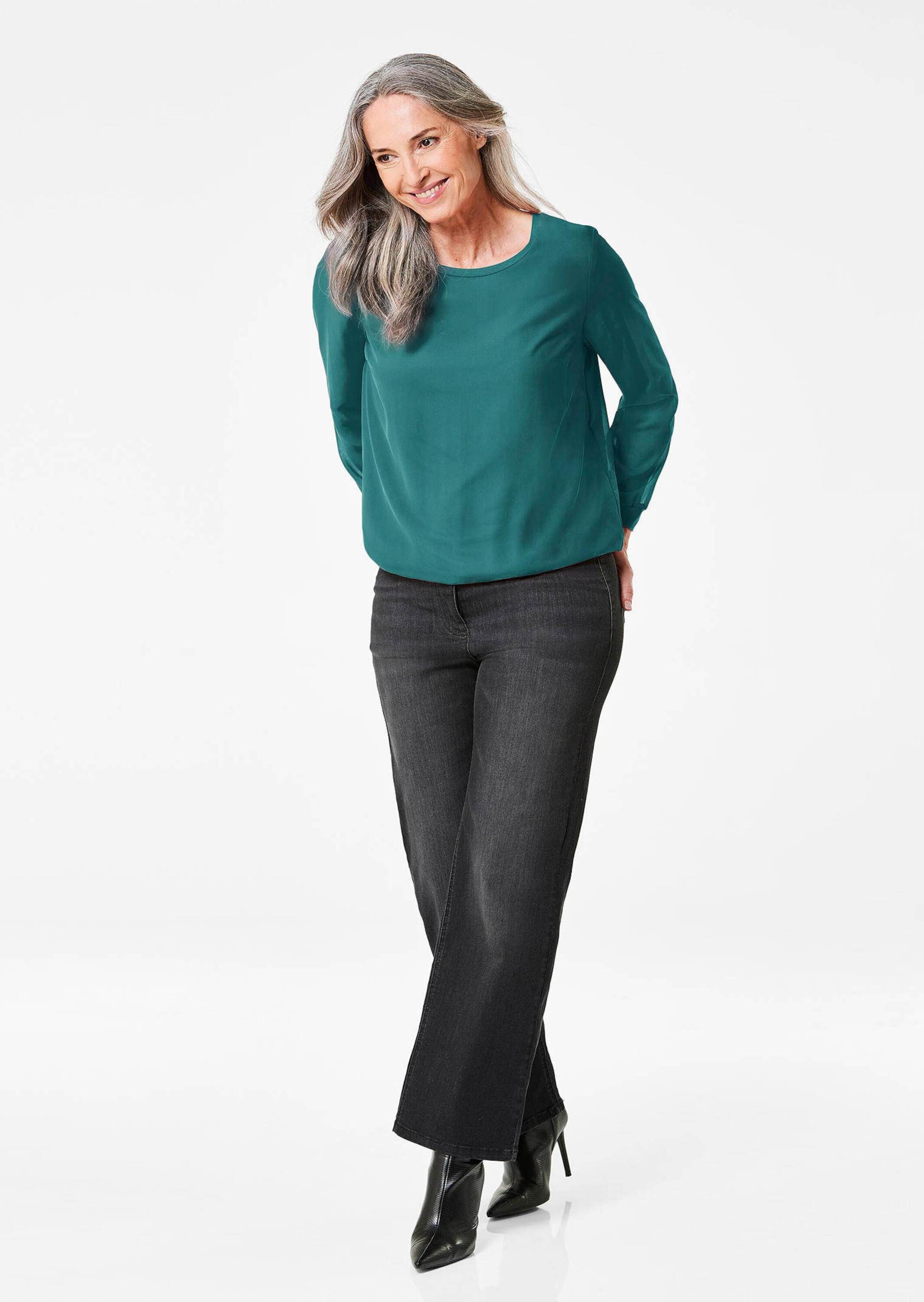 GOLDNER Klassische Bluse "Schlupfbluse" Luftiiger Chiffon günstig online kaufen