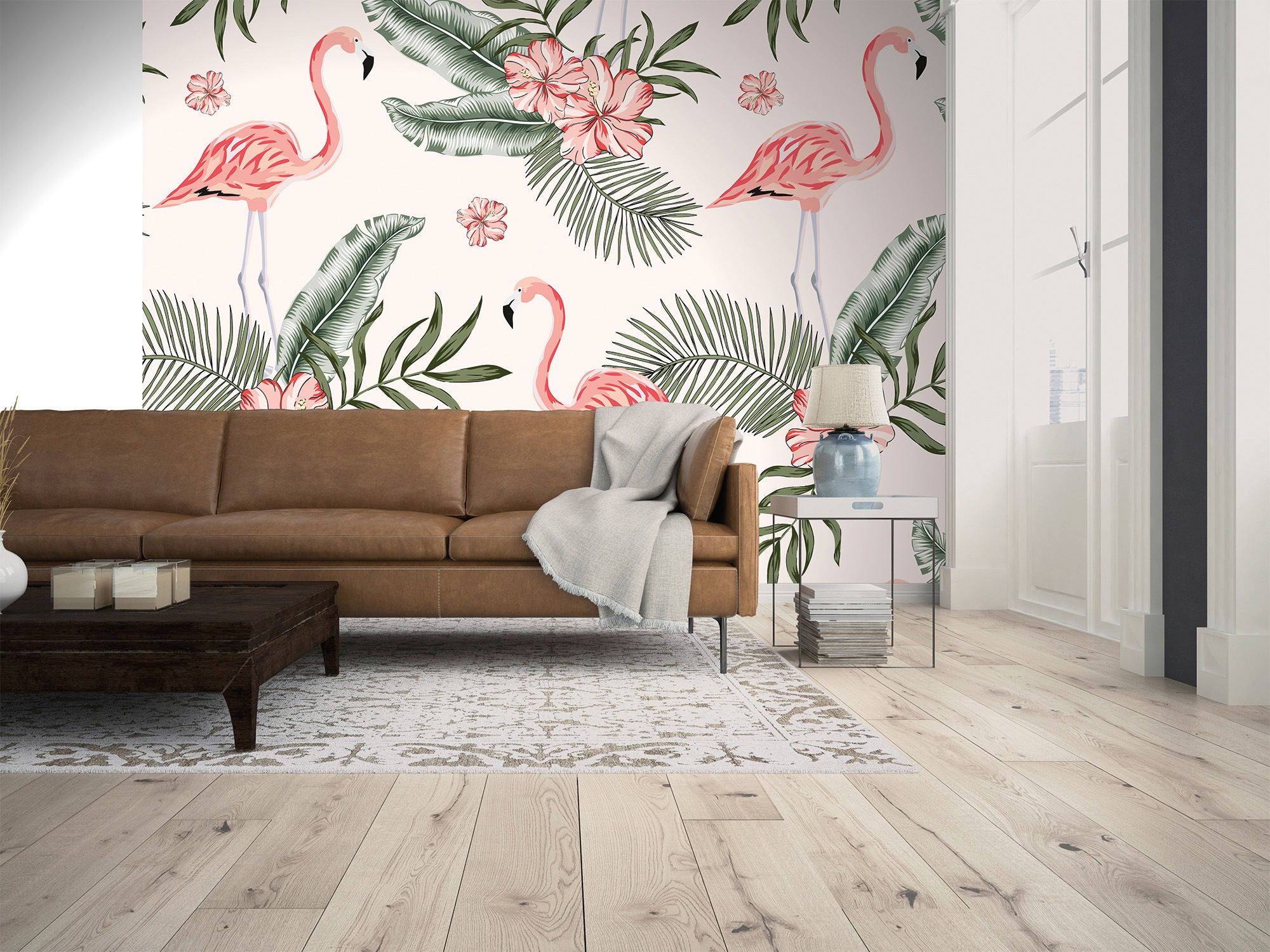living walls Fototapete »Designwalls Tropical Vibes 1« glatt Vlies, Wand, Schräge, Decke