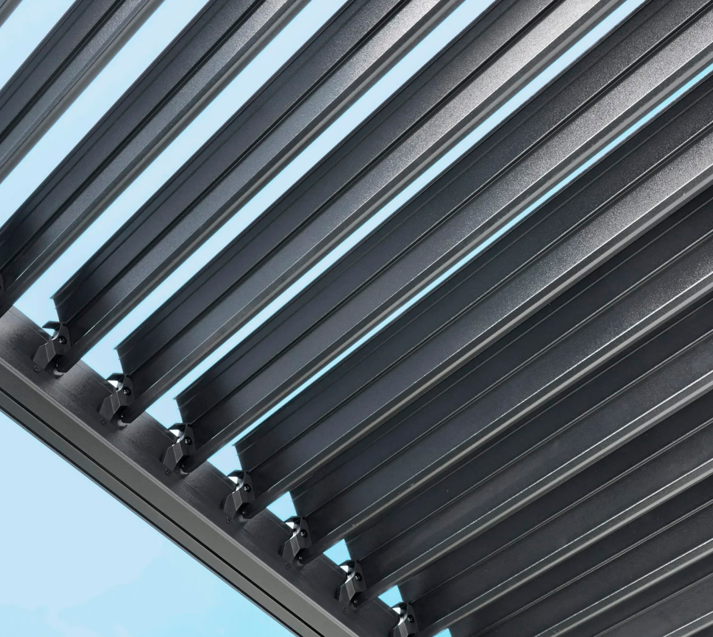 Sojag Terrassendach »Terrassenüberdachung Hana 1013 Schwarz« Mit individuell verstellbaren Lamellen