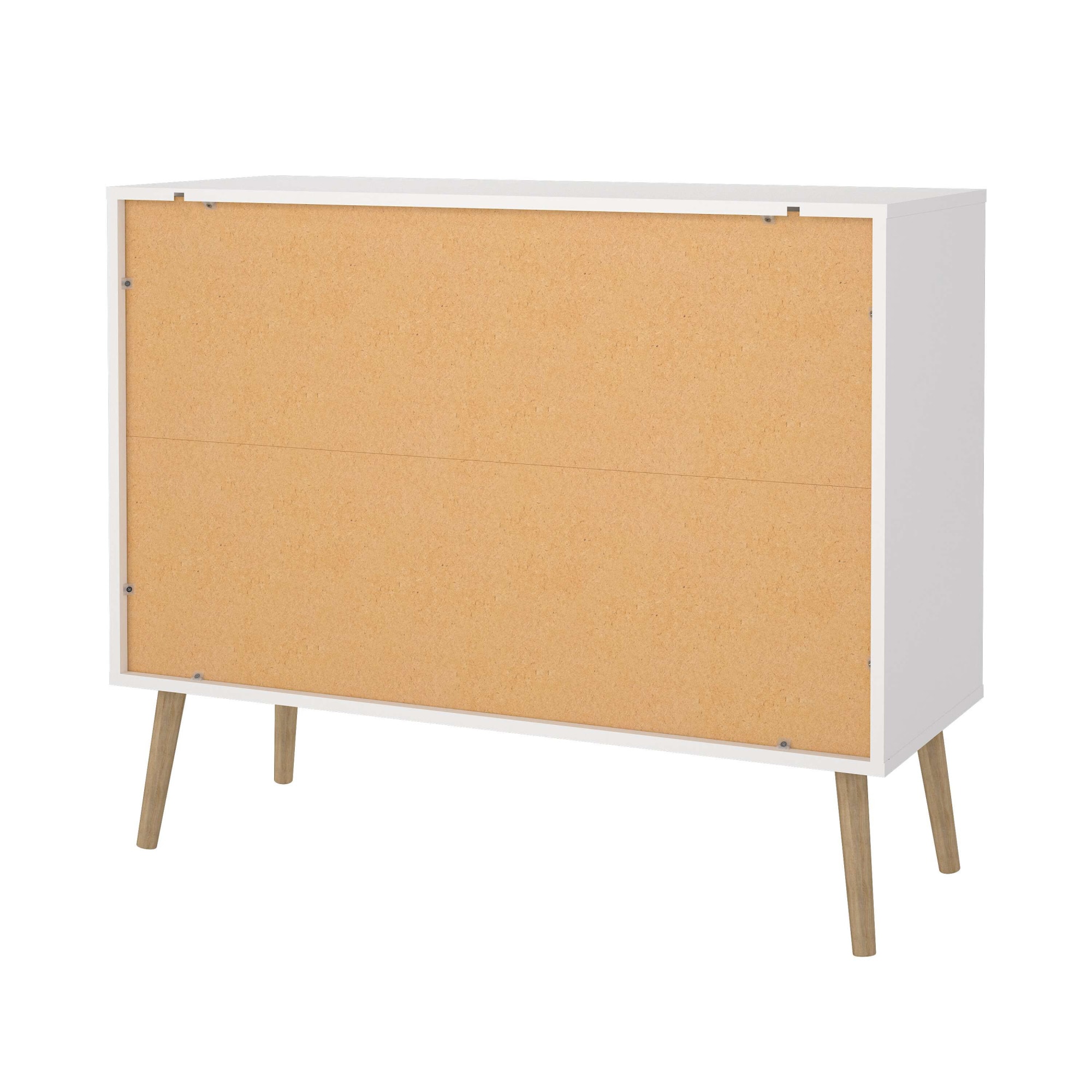 Home affaire Kommode »Bodo, Aufbewahrung, Schubladenschrank, Sideboard,«, 4 Schubladen, Beine und Griffe aus Echtholz, Breite 99 cm