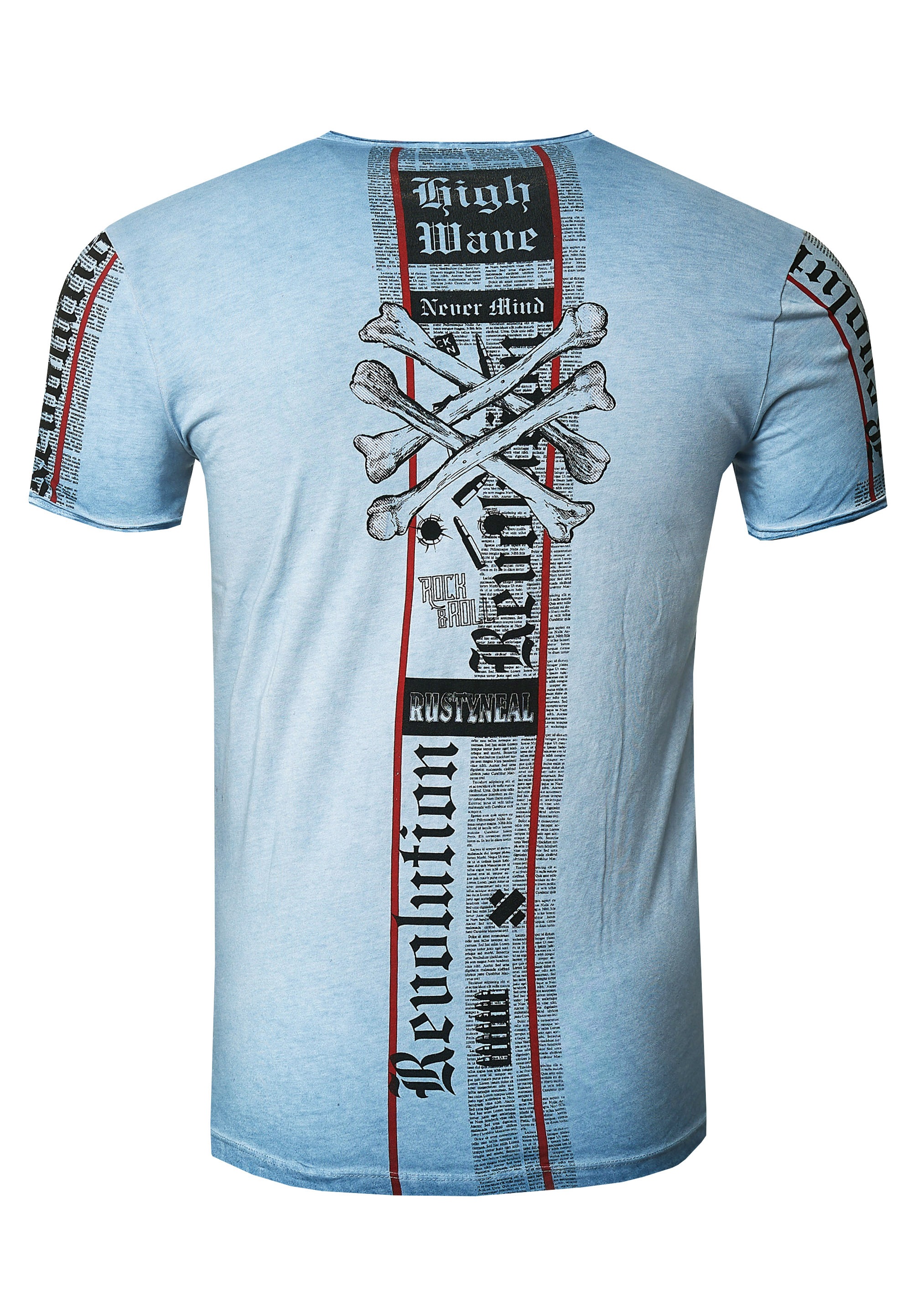 Rusty Neal T-Shirt im verwaschenen Look