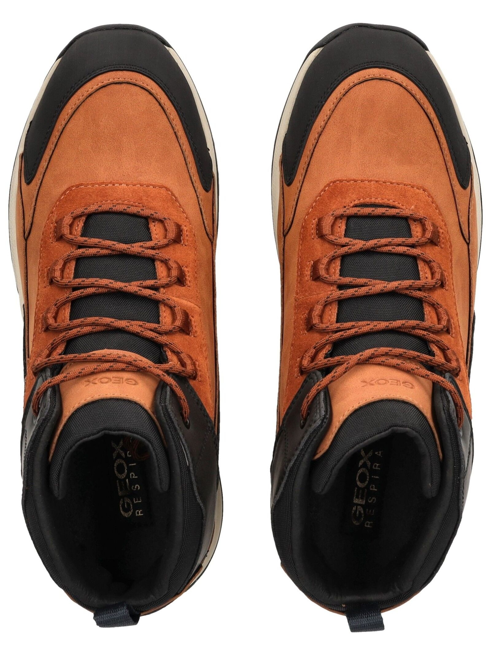 Geox Schnürstiefelette »Geox Stiefelette Lederimitat/Textil«