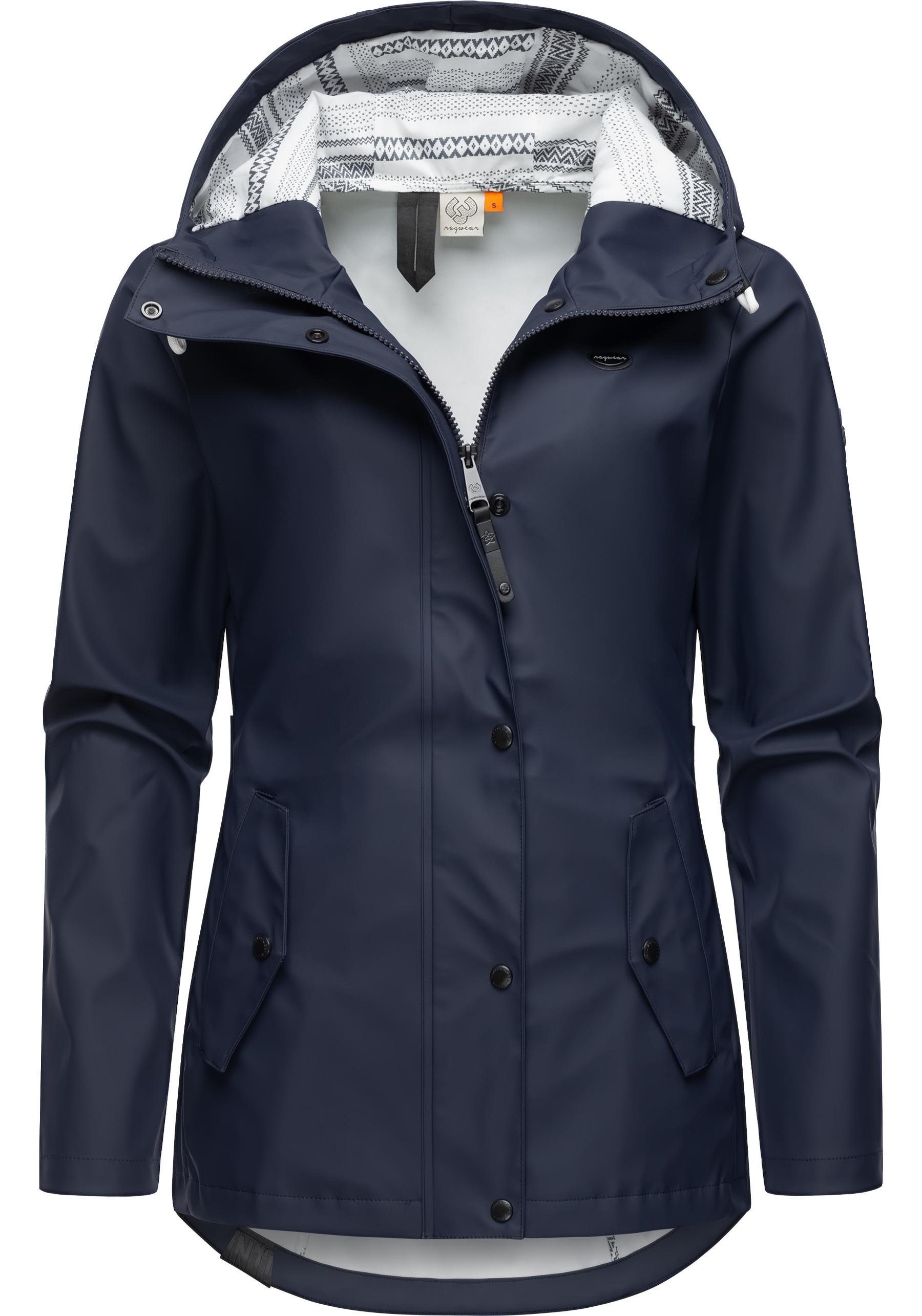 Ragwear Regenjacke "YM-Marge" mitKapuze stylische Übergangsjacke mit großer günstig online kaufen