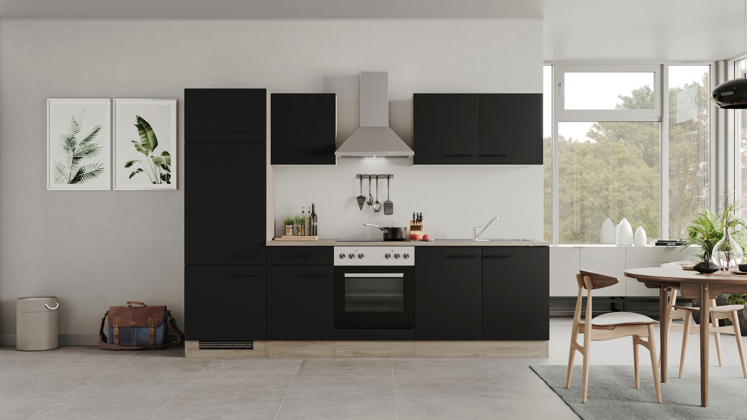 Flex-Well Küche Gesamtbreite 270 ohne und BAUR E-Geräten mit cm erhältlich, | »Capri«