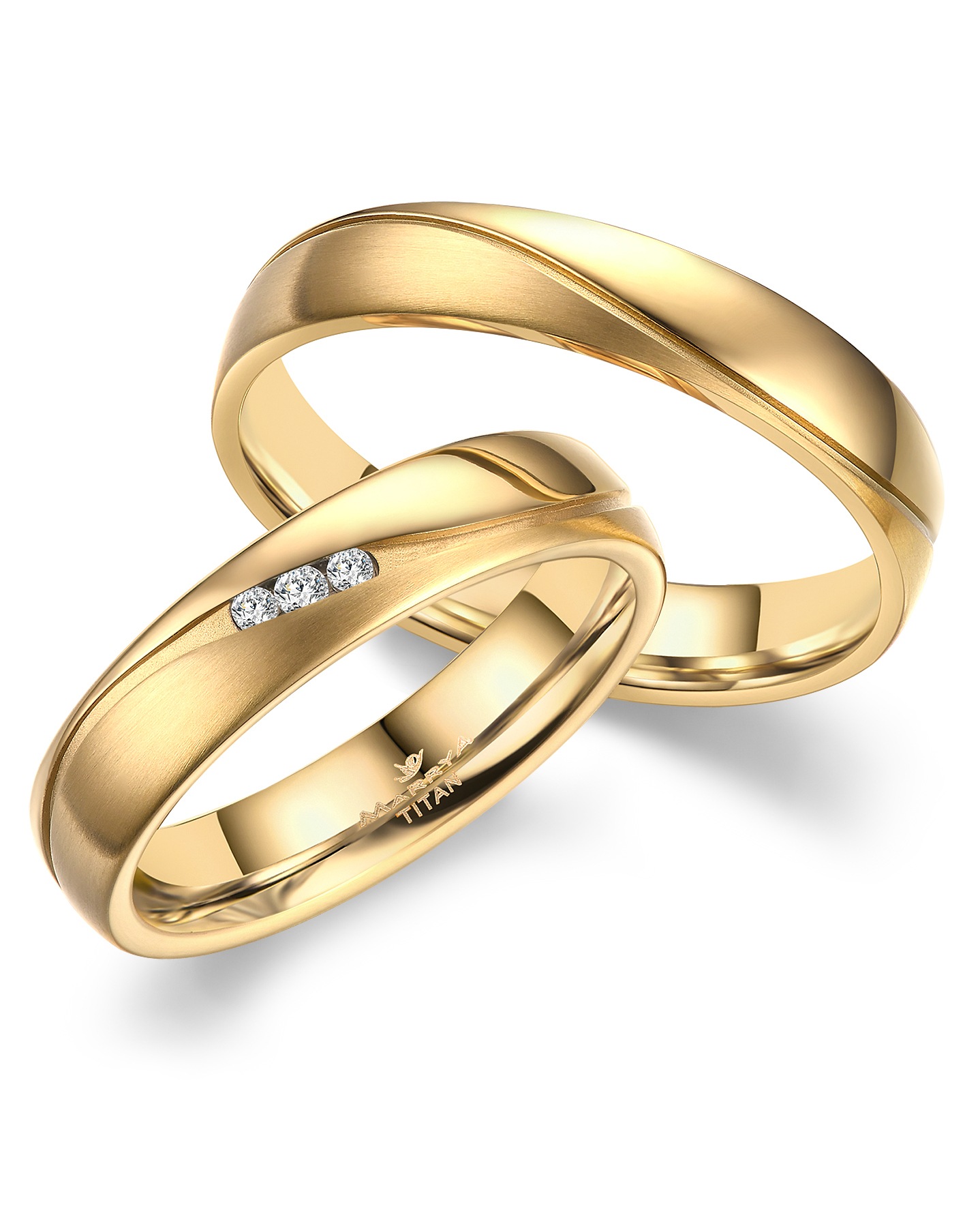 Marrya "Titan Ringe Trauringe Eheringe Partnerringe"