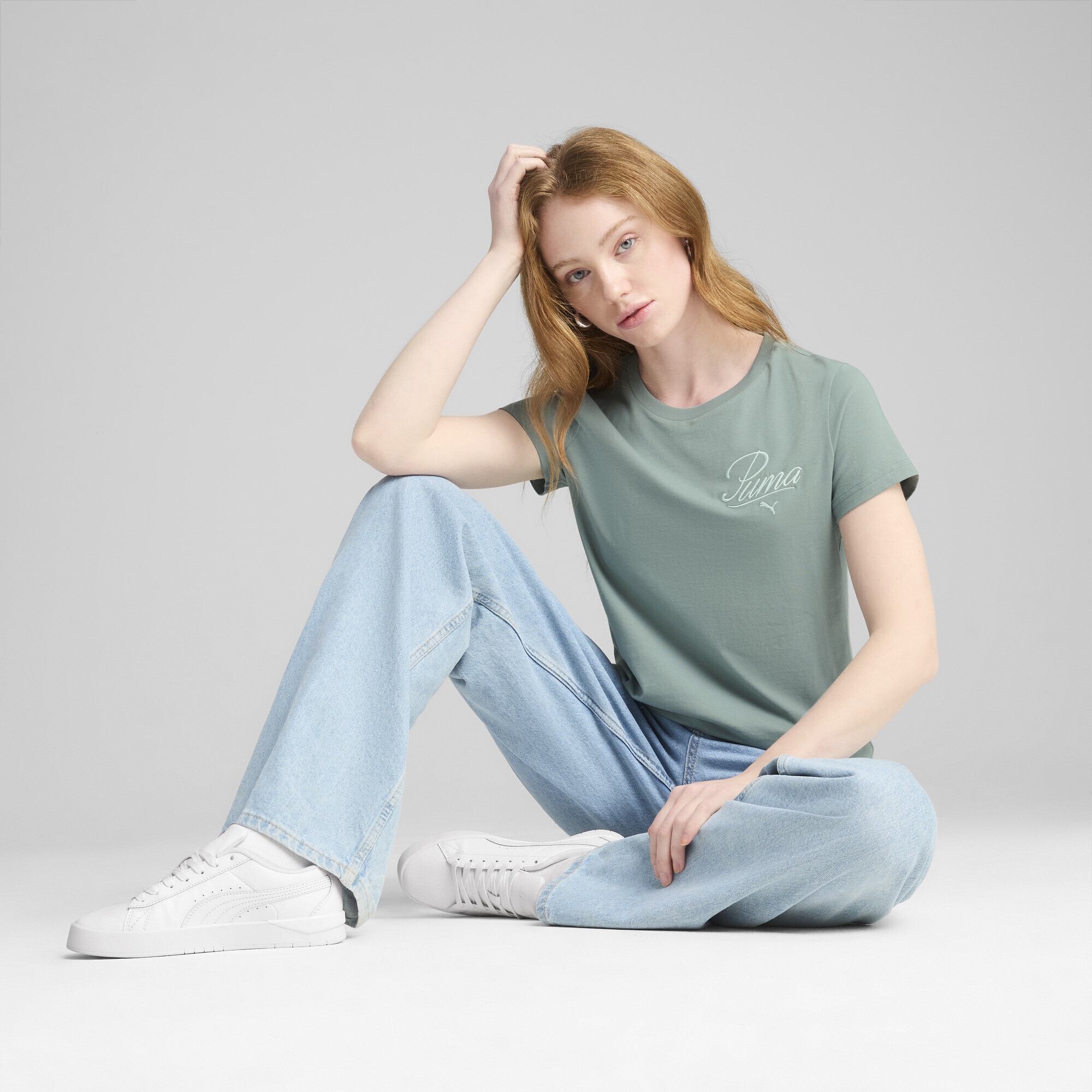PUMA T-Shirt »ESS SCRIPT T-Shirt Damen«