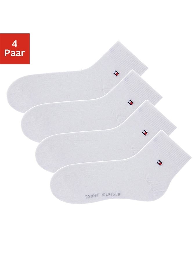 TOMMY HILFIGER Puskojinės (4 poros) su druckfreien Nä...