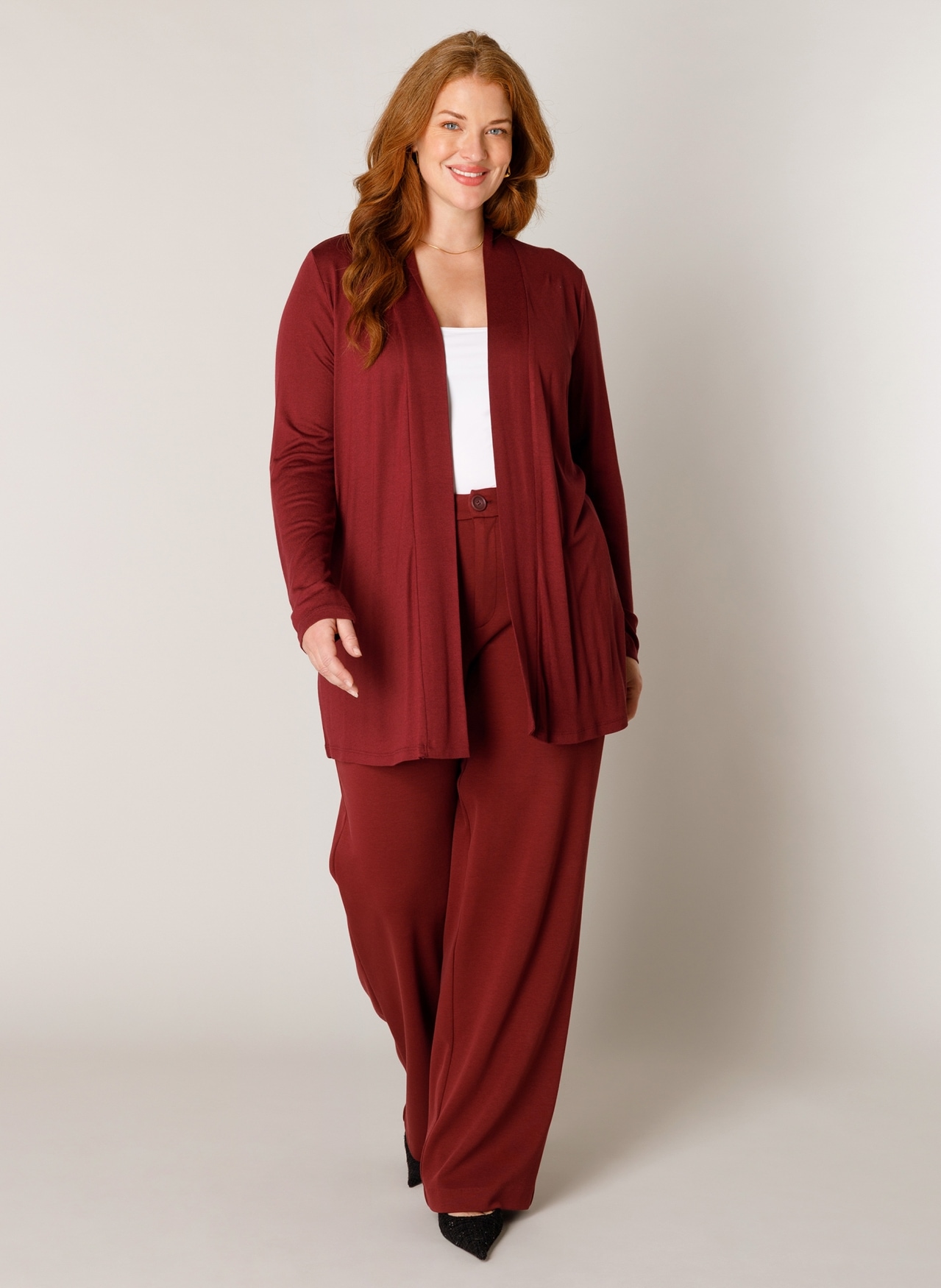 Base Level Curvy Strickjacke »Ayla« Große Größen