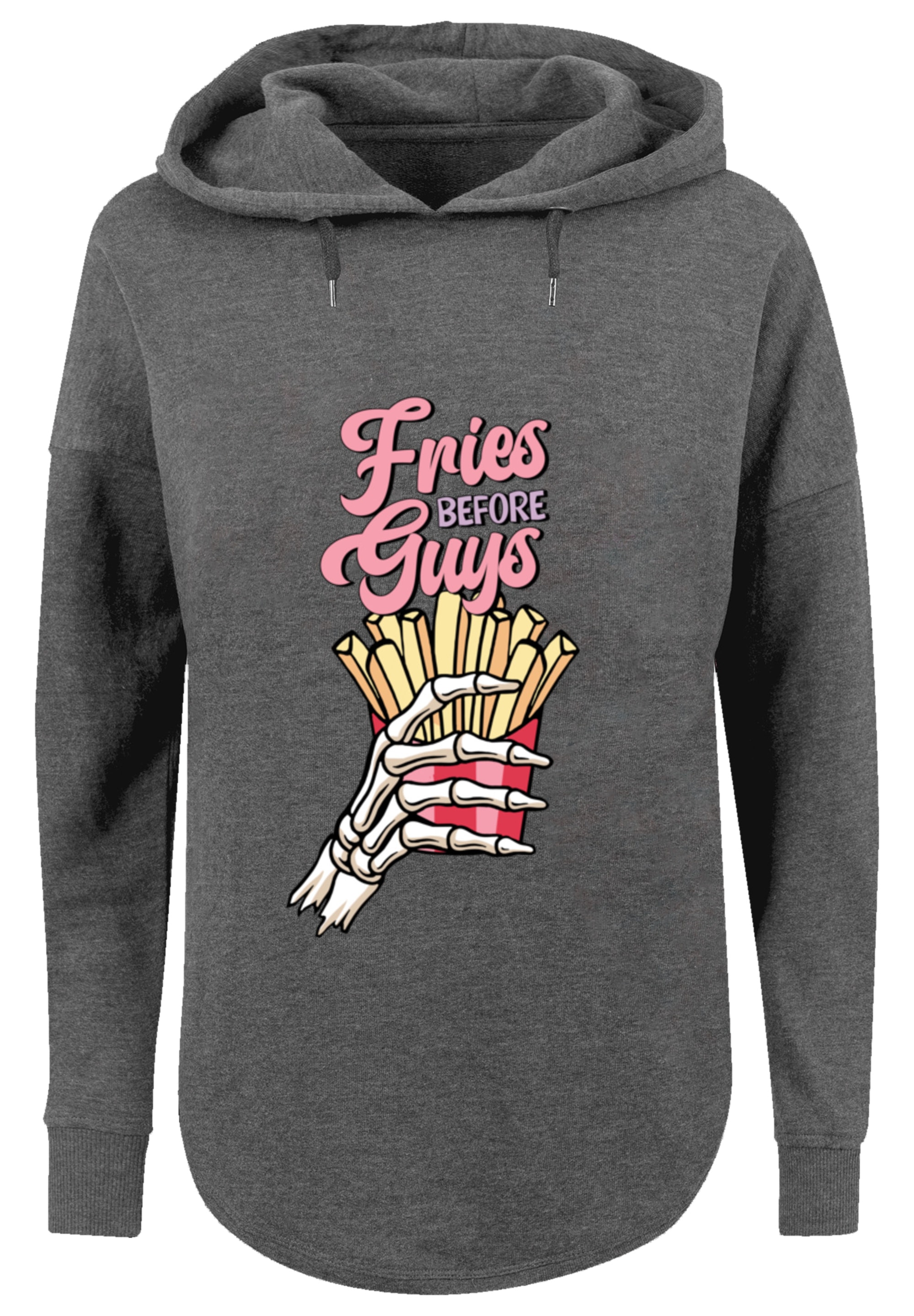 F4NT4STIC Kapuzenpullover »Anti Valentinstag Fries before guys«, Premium Qualität