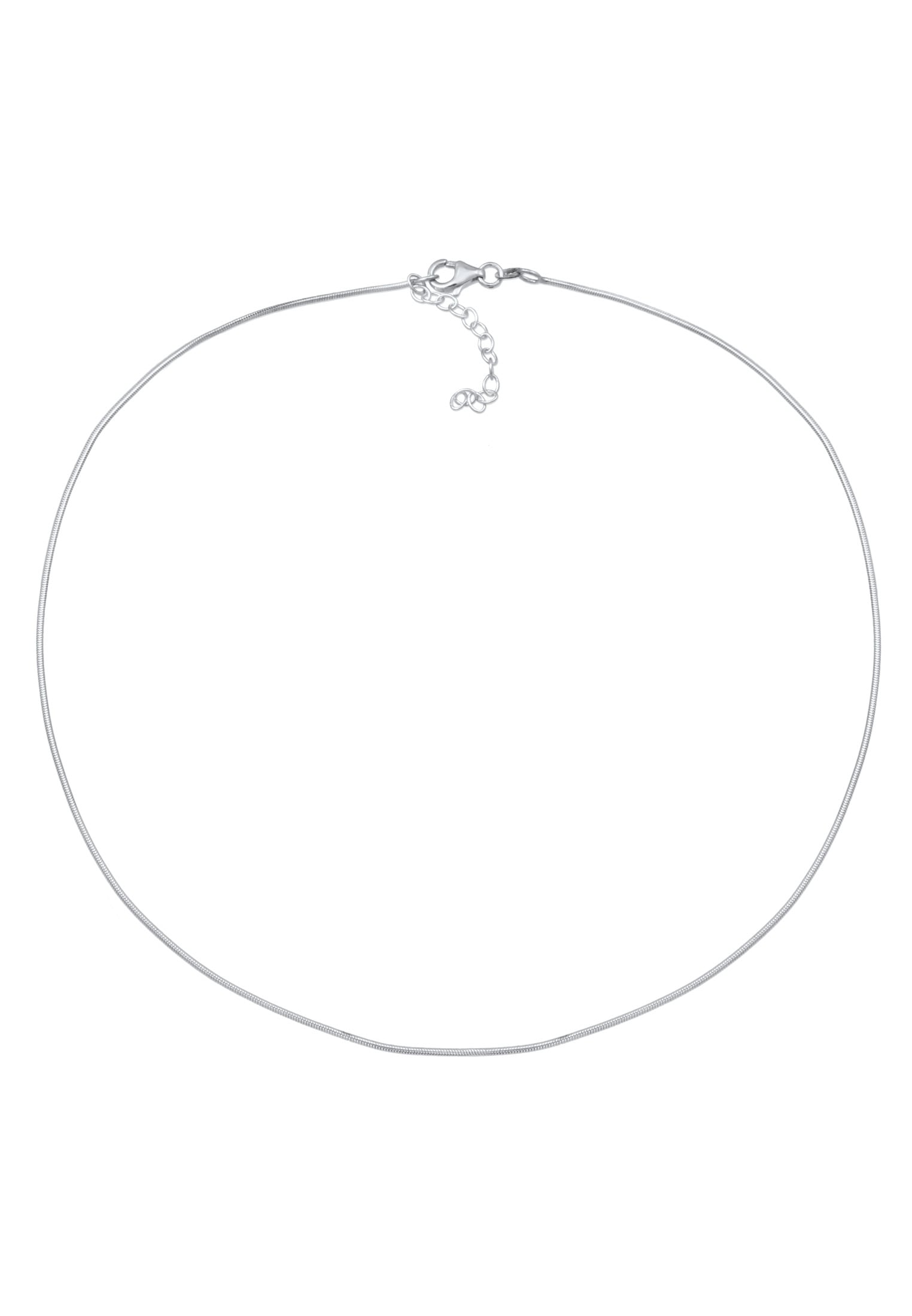 Elli Kette ohne Anhänger »Runde Schlangenkette Basic 925 Sterling Silber«