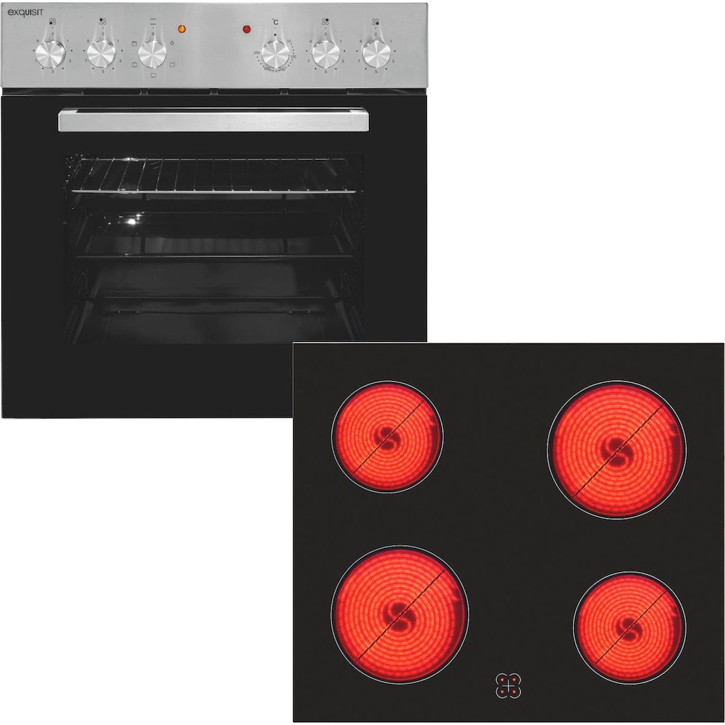 exquisit Elektro-Herd-Set »EHE 156-2.1«, EHE 156-2.1