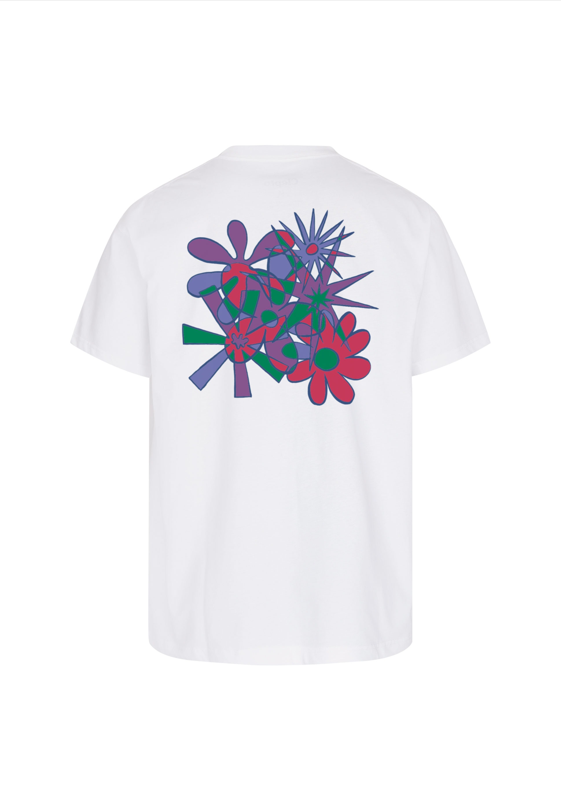 Cleptomanicx T-Shirt »Flowers«, mit coolem Front- und Rückenprint