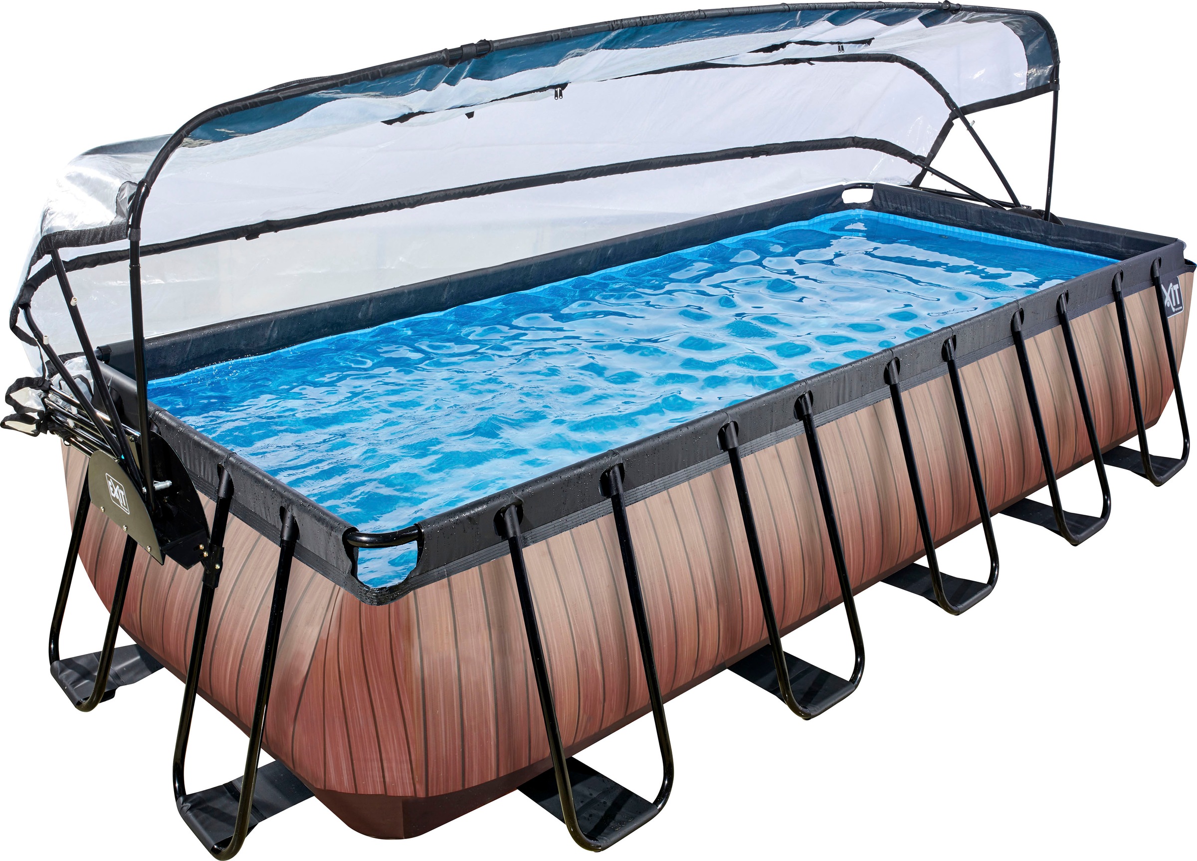 Framepool »inkl. multifunktionaler Poolabdeckung«, (Set, 5 tlg.), BxLxH: 250x540x100...