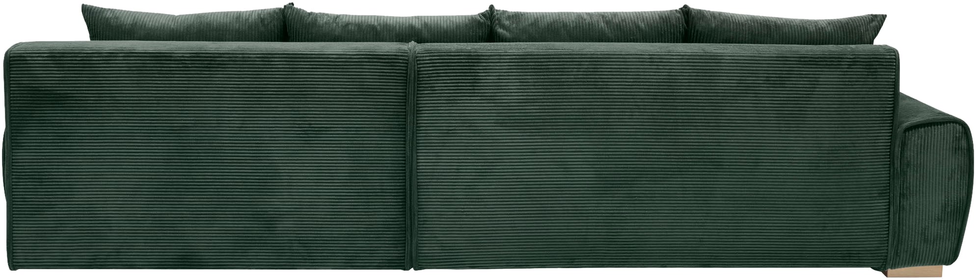 Home affaire Ecksofa »Katja L-Form«, Cord Bezug, inkl. Schlaffunktion und Stauraum
