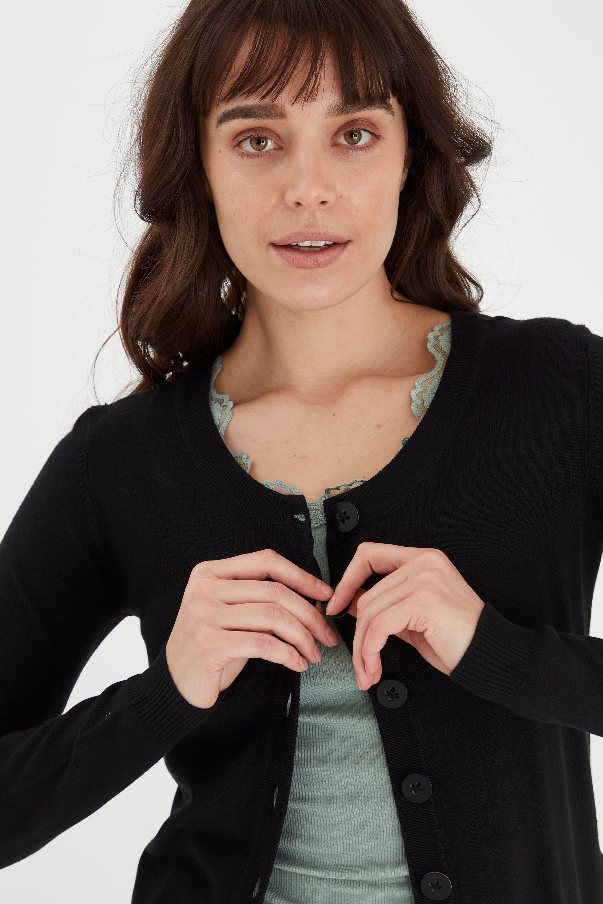 fransa Strickjacke »Strickjacke FRZuvic«