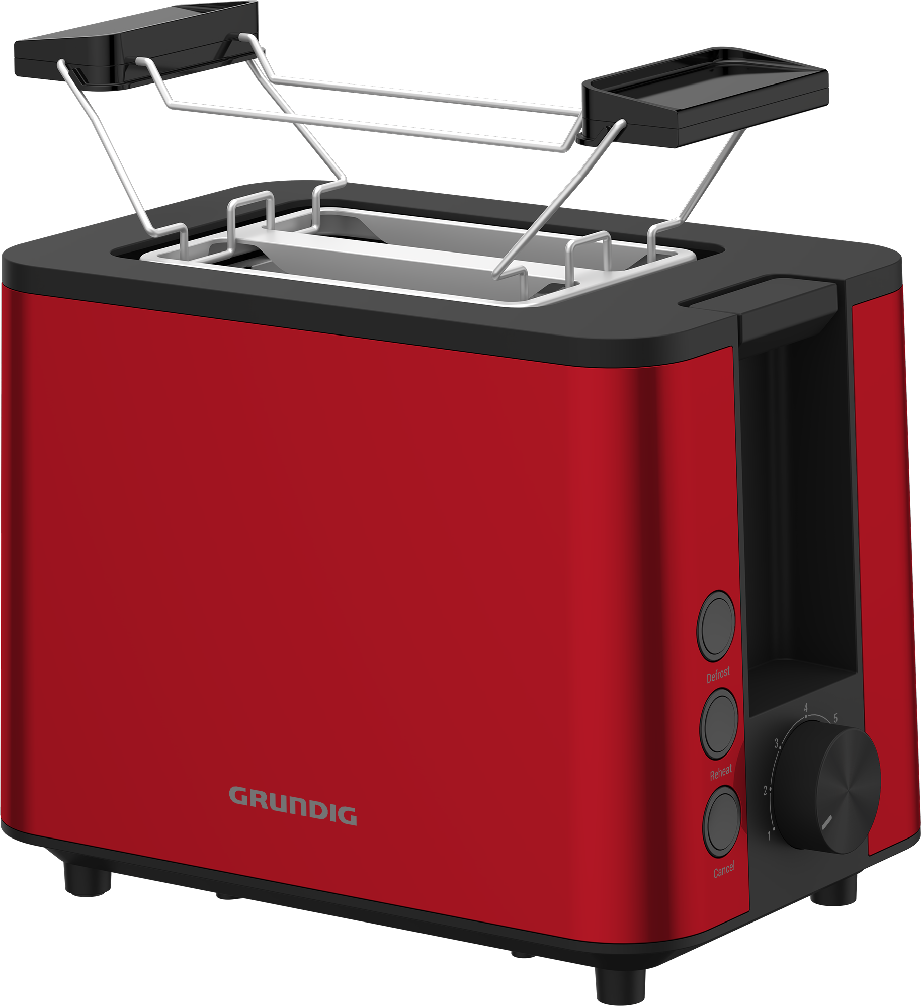 Grundig Toaster "TA 8340" 2 kurze Schlitze 950 W inkl. Brötchenaufsatz günstig online kaufen