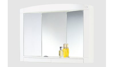 Spiegelschrank »Swing«, weiß, 76 cm Breite